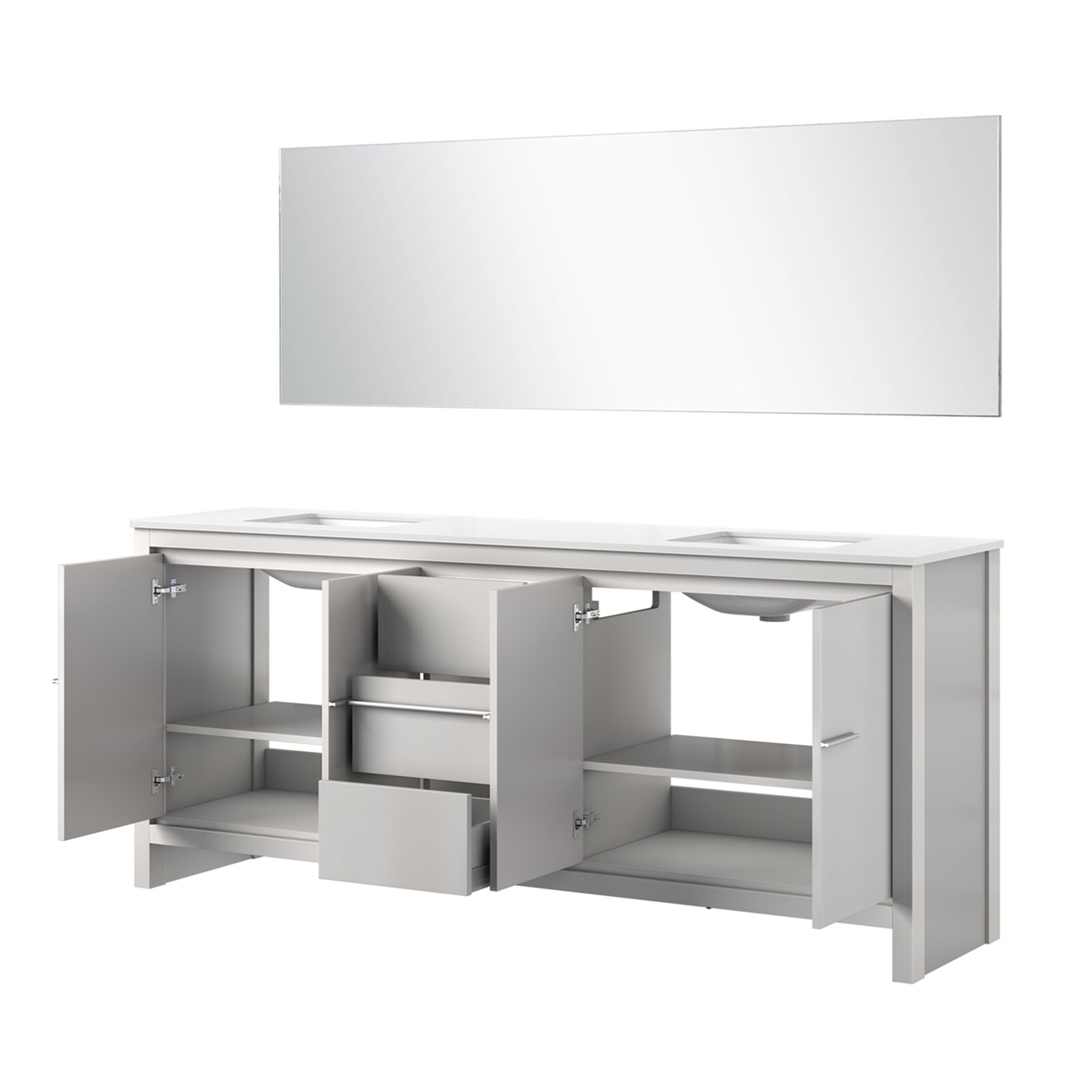 Lexora LVSCSH80DW310 Bath-Vanity-Combo - View #3