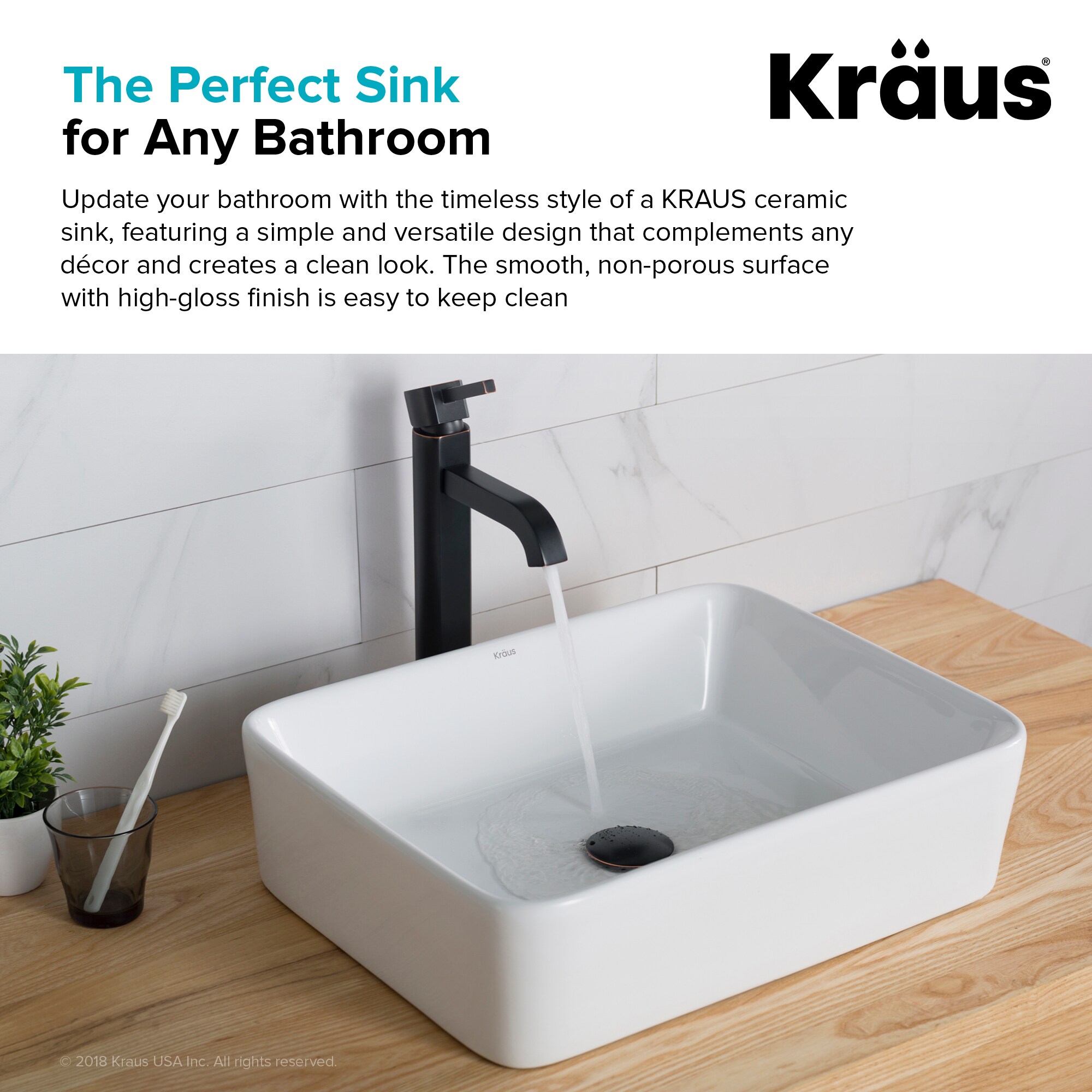 Kraus KCV-121 Bath-Sink - View #7