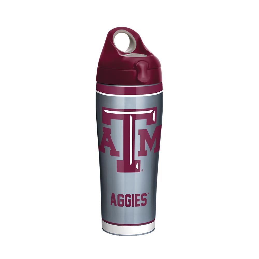 Texas A and M Customizable 24oz Frosted Bullet Water Bottle-Texas A and M Aggies Personalized College Water Bottle