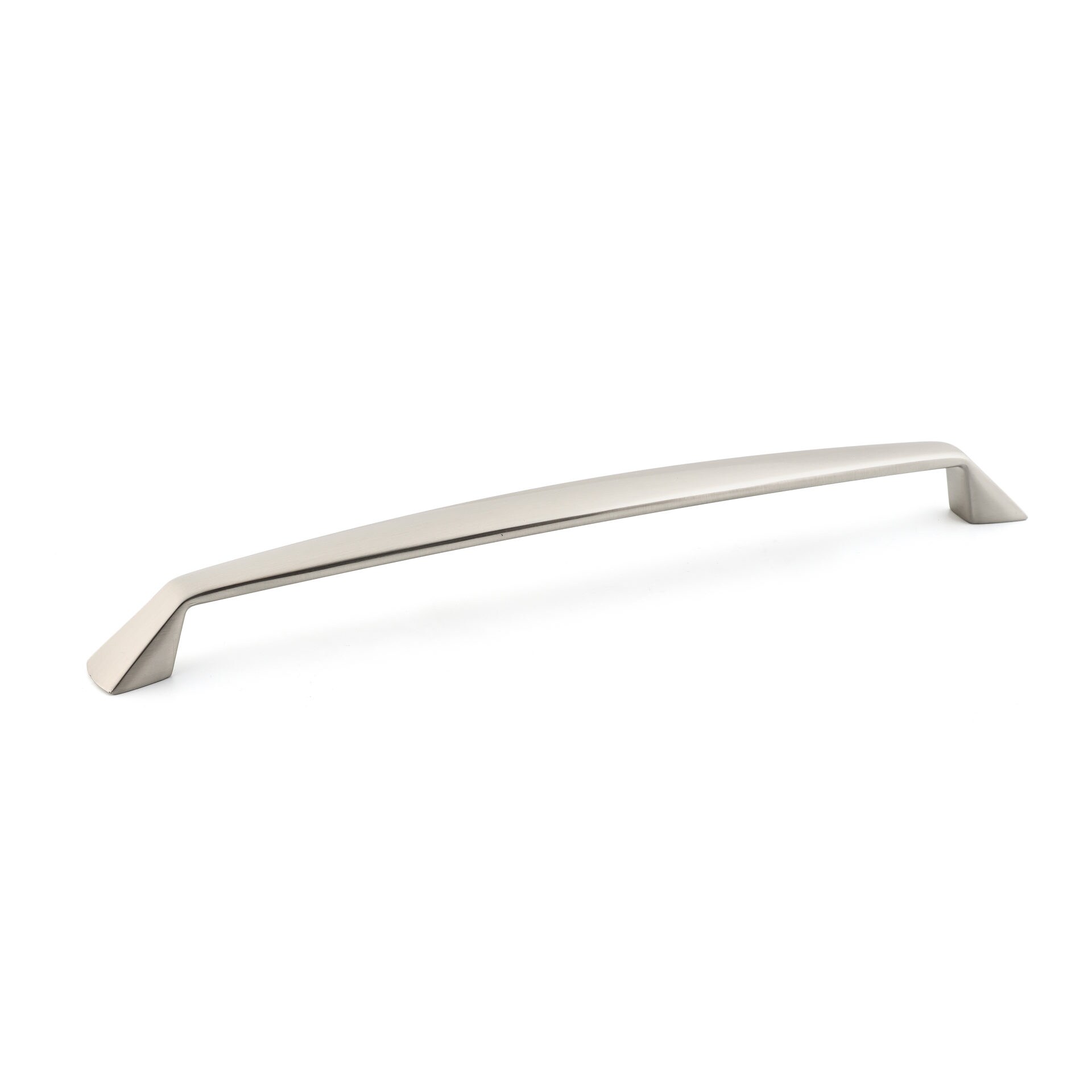 Richelieu BP869256195 Hudson 10-1/8-in , 256mm Center to Center Brushed Nickel Arch Handle