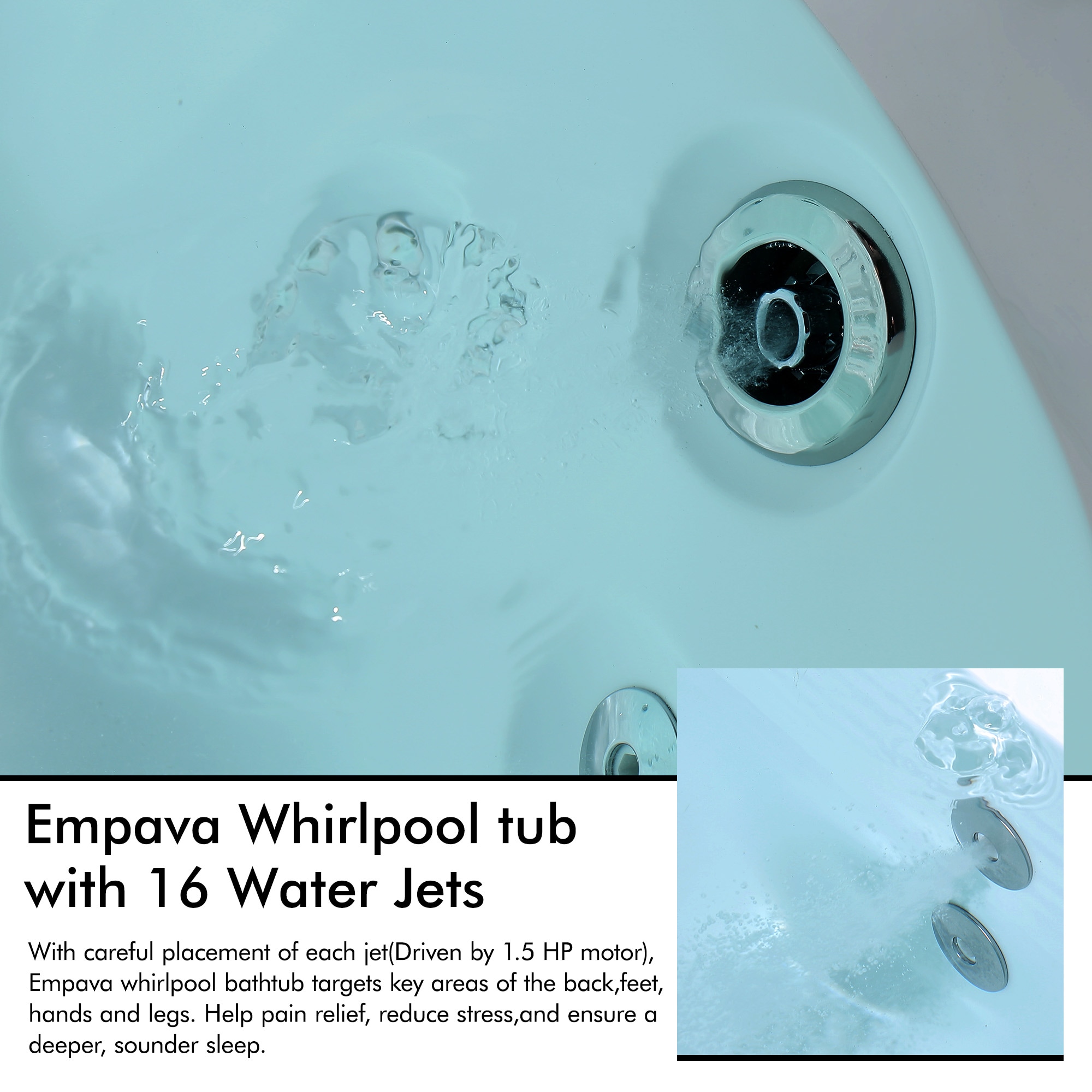 Empava EV-71JT667B bathtubs - View #5