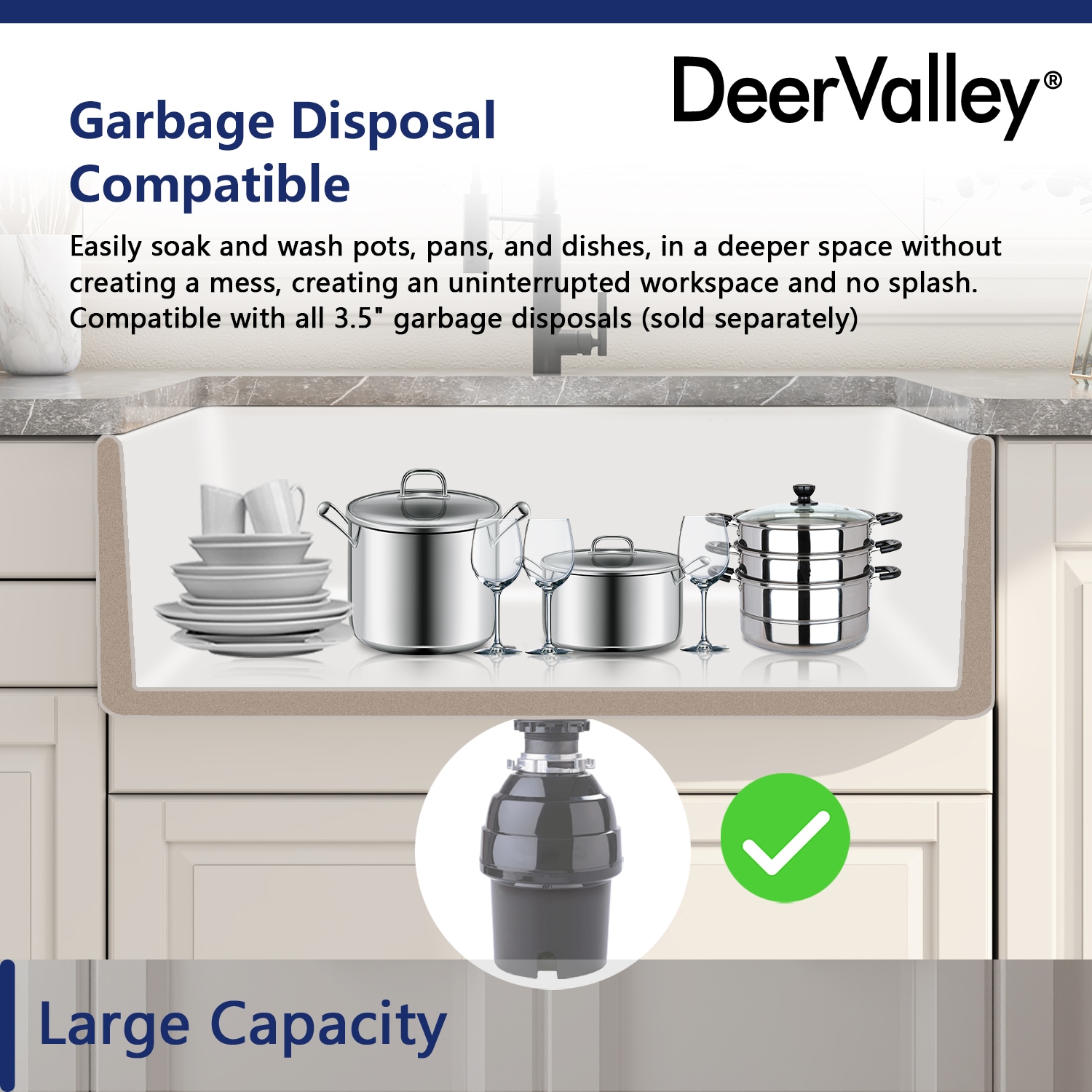 DeerValley DV-1K0067 Kitchen-Sinks - View #3