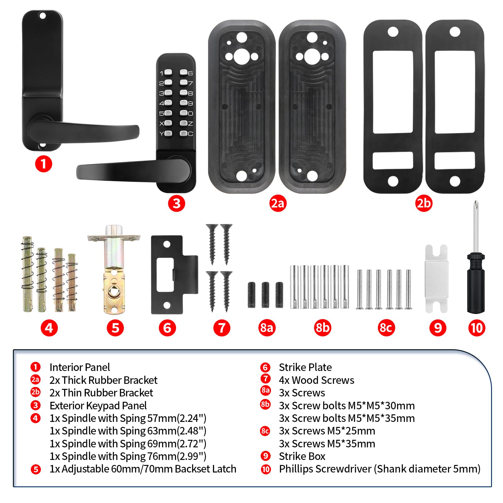 AOIZGMY LAZ0714Z024 Electronic-Door-Locks - View #6