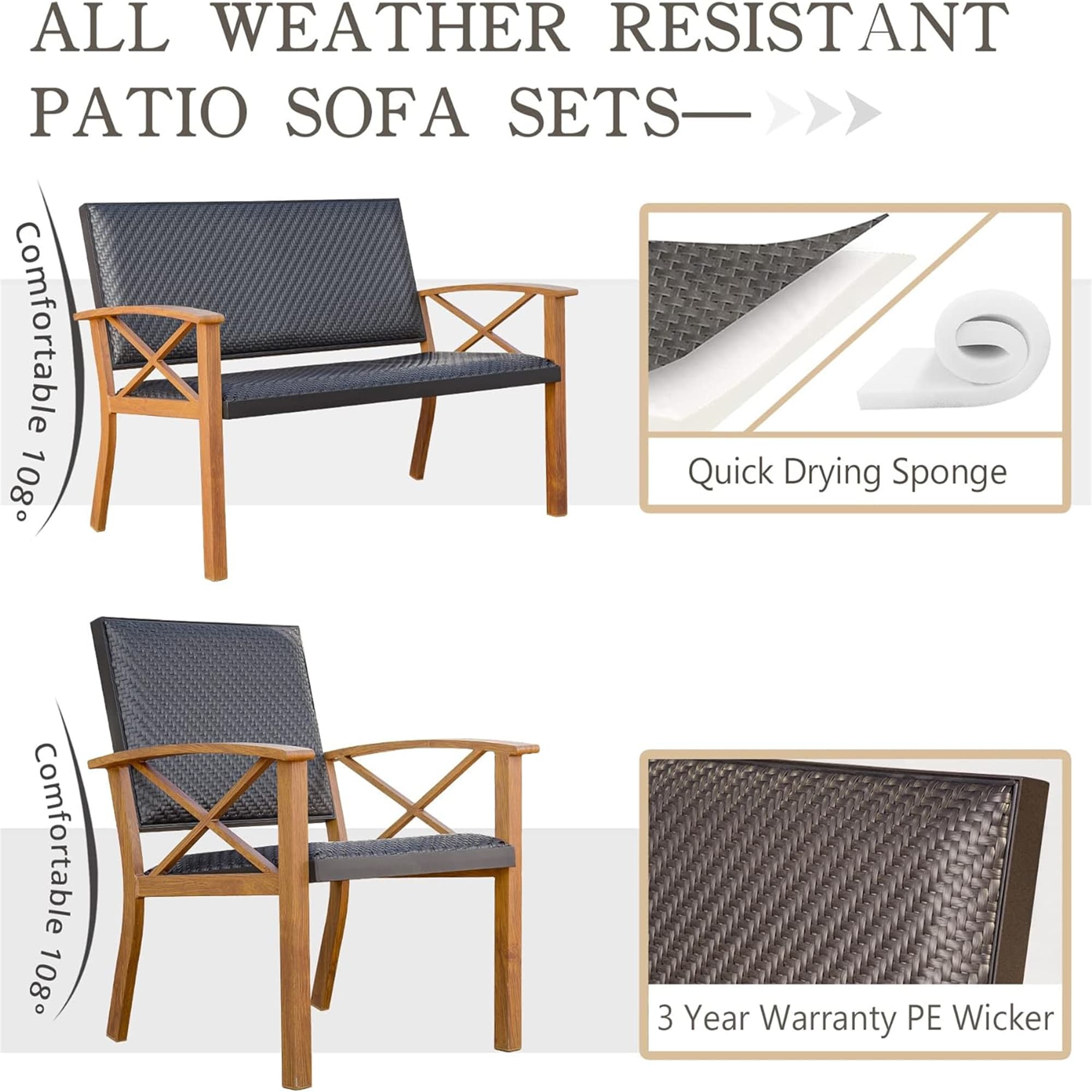 Maocao Hoom JL9S00044 Patio-Conversation-Sets - View #4