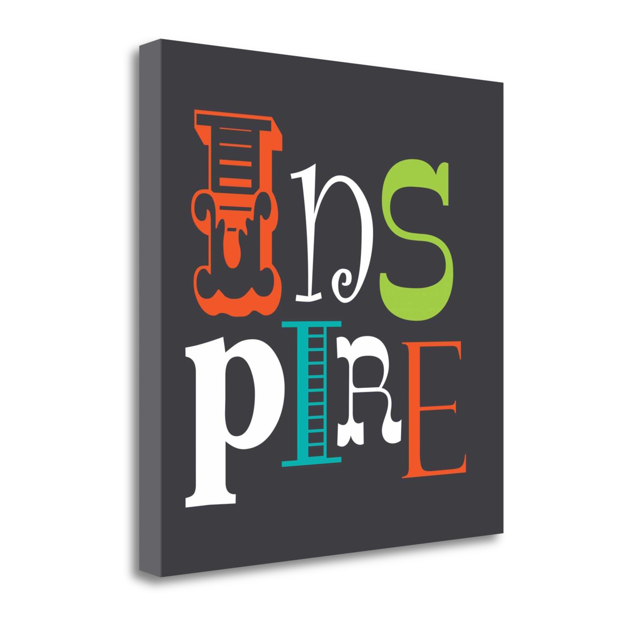 Tangletown Fine Art SBTR1002-2626C Inspire Tamara Robinson 26-in H x 26-in W Inspirational Print on Canvas