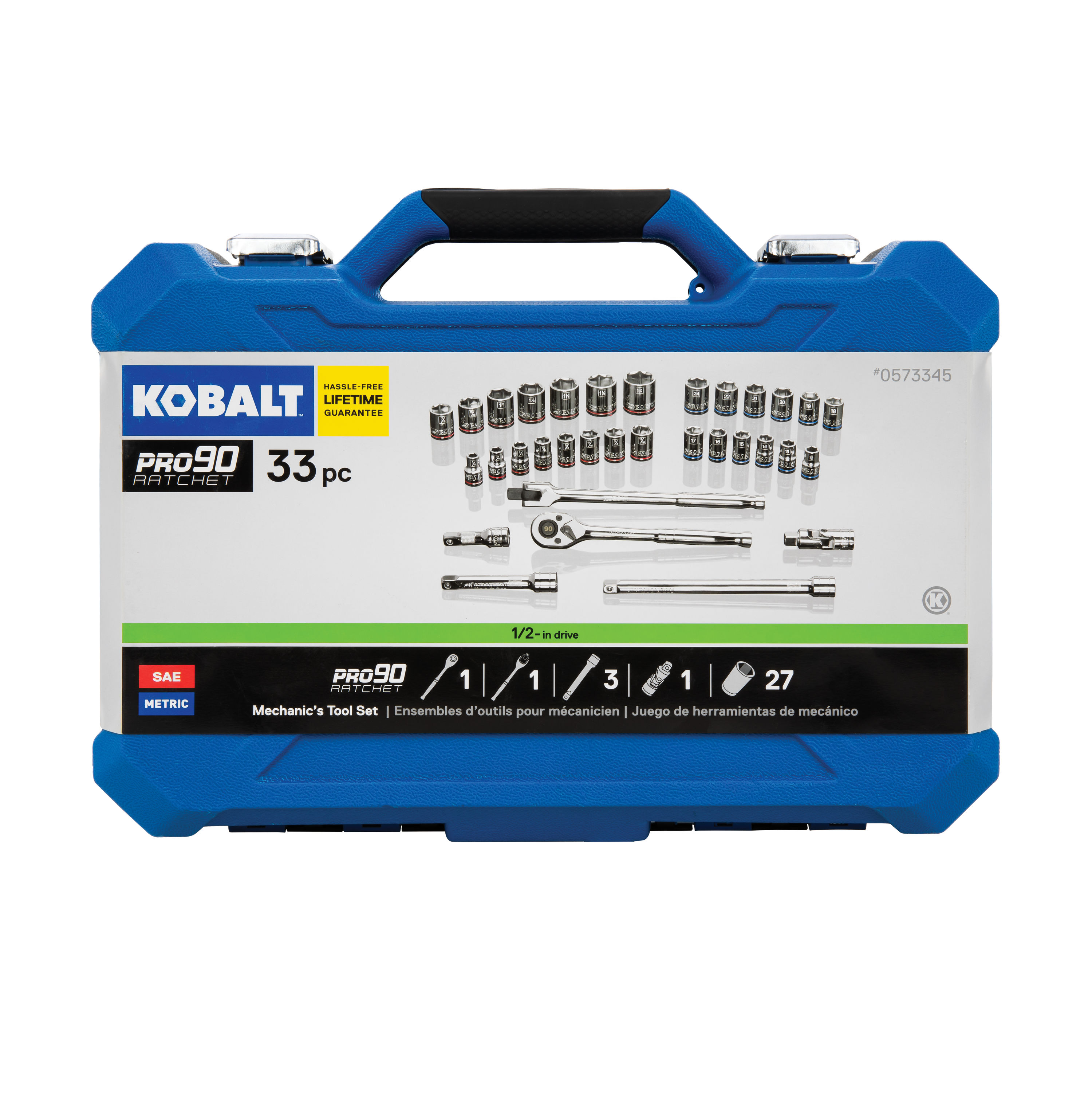 Kobalt 33 deals piece socket set