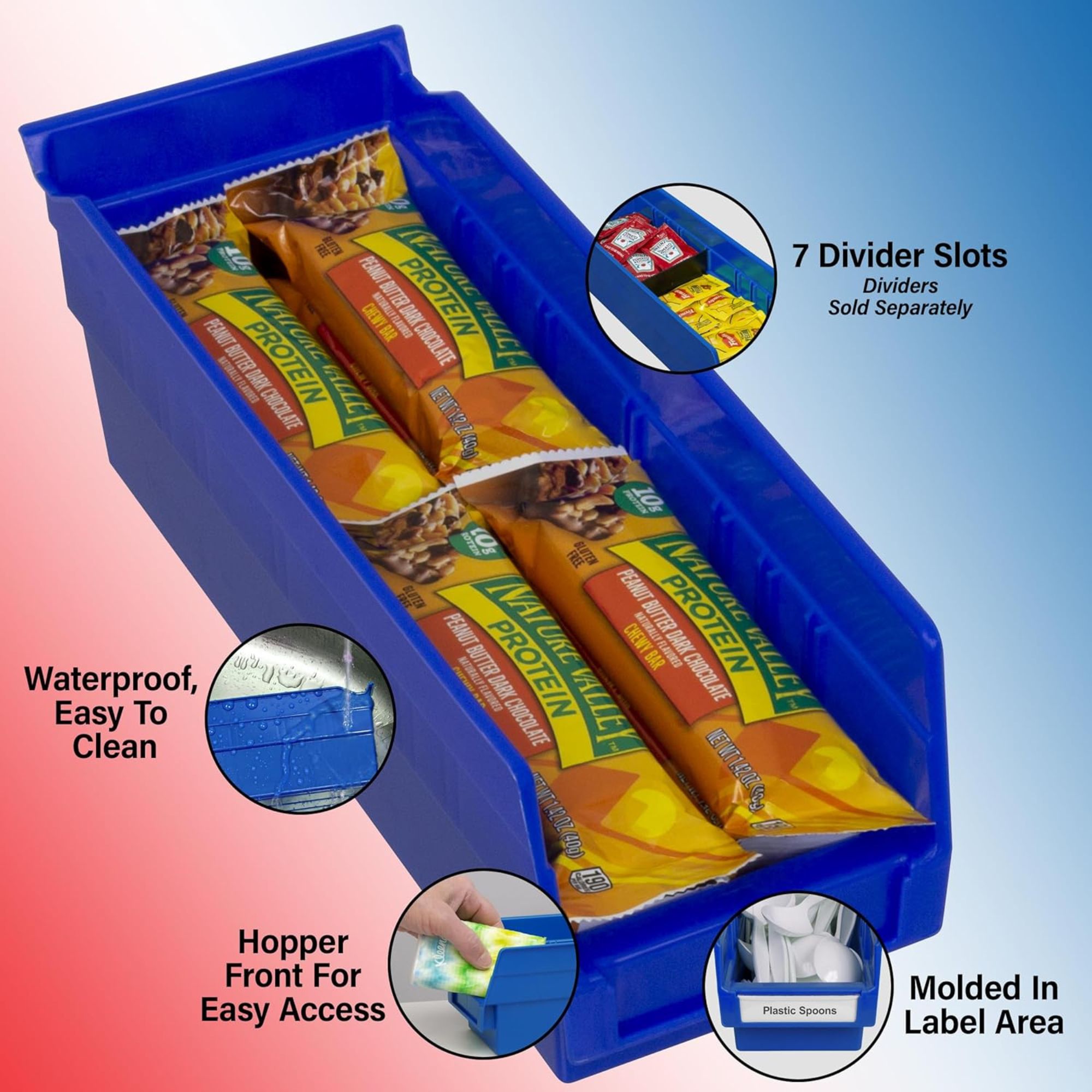 Akro-Mils 30120BLUE Bins-Baskets - View #4