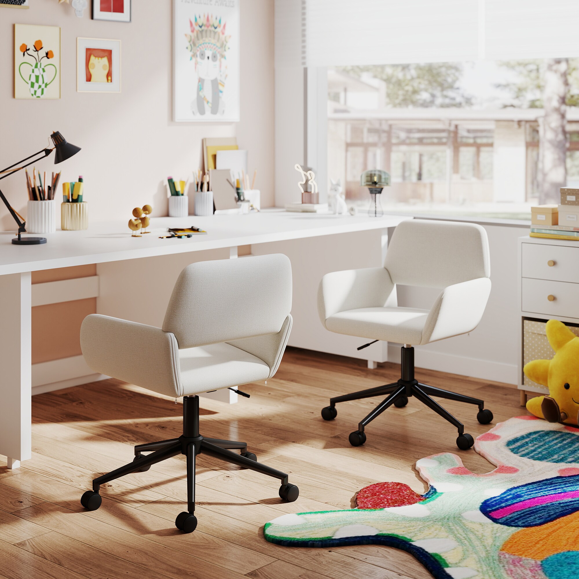 Homy Casa ROKD BEIGE Kids-Chairs - View #3