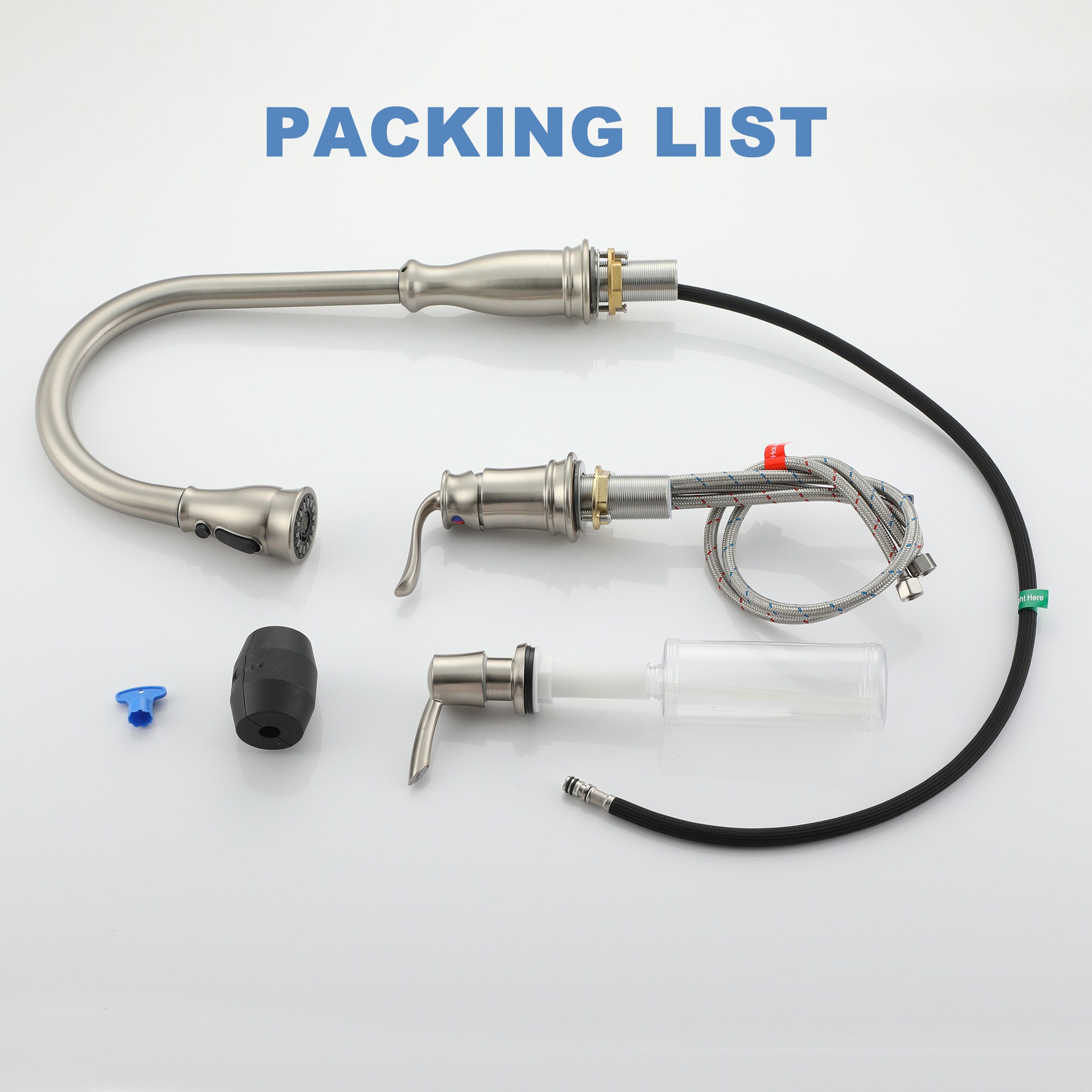 Clihome CL-MS365-1-CH Kitchen-Faucets - View #12