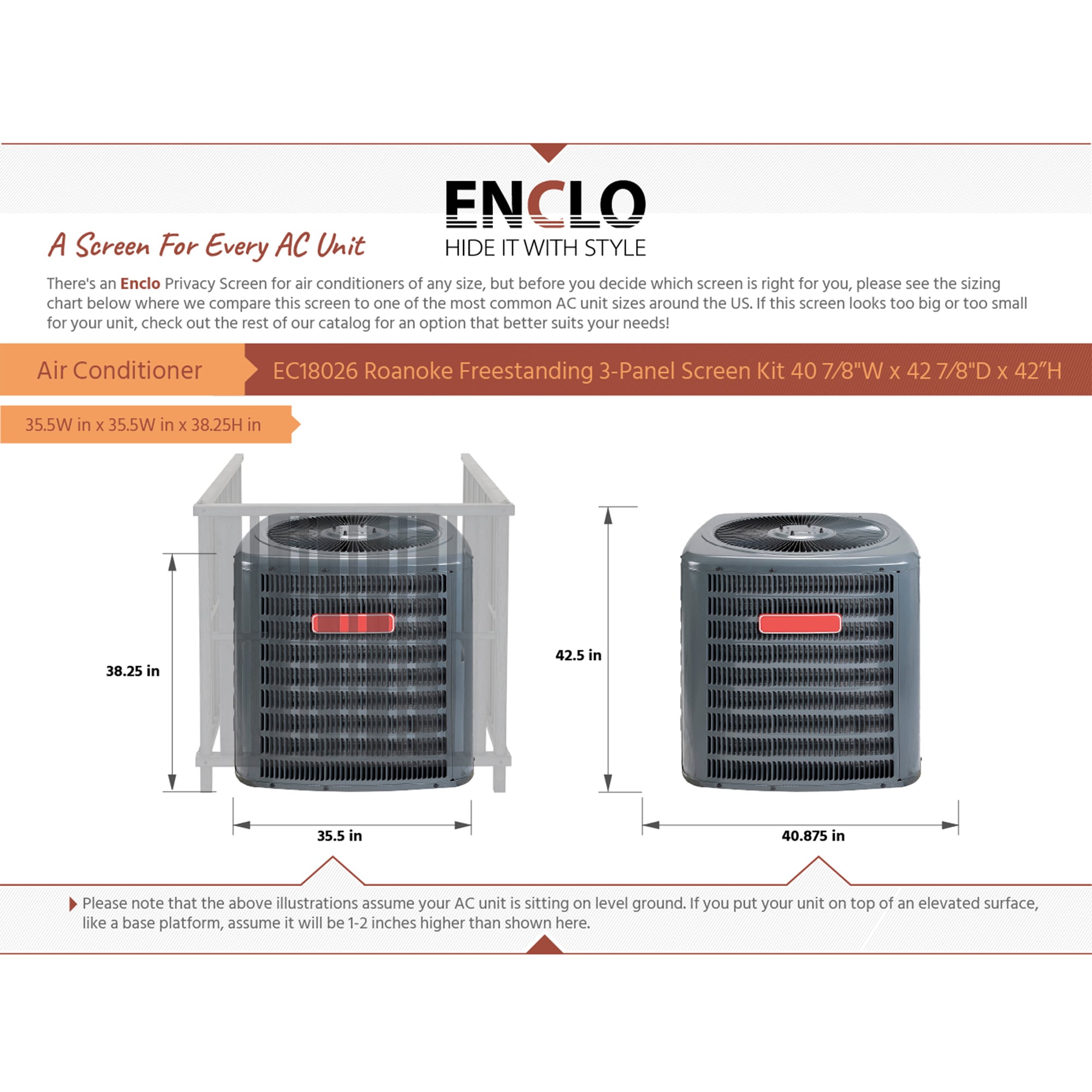 Enclo Privacy Screens EC18026 Outdoor-Privacy-Screen - View #4