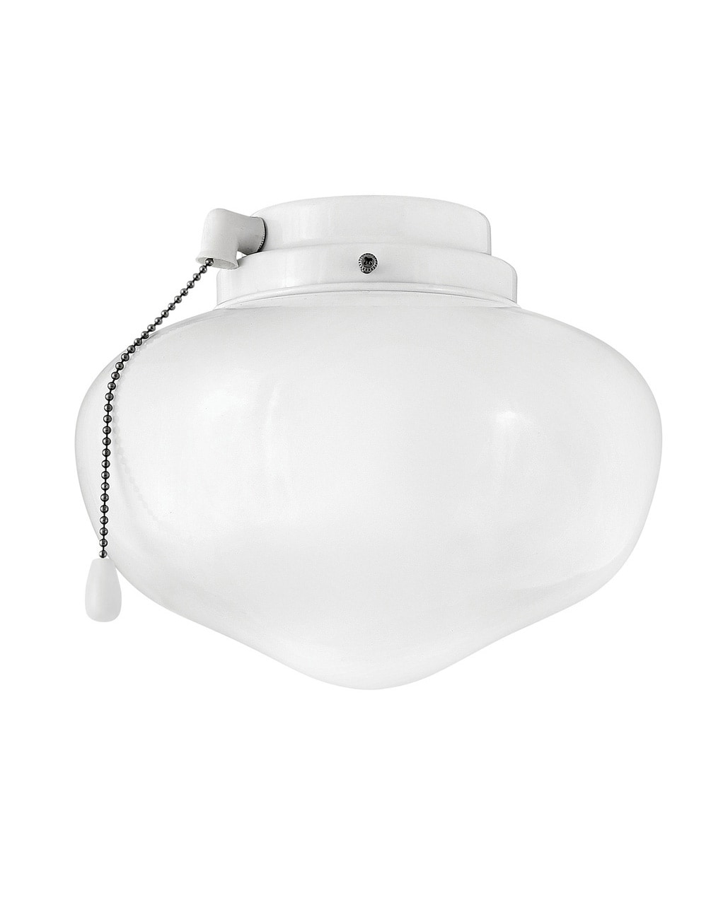 Hinkley 930008FAW Schoolhouse Light Kit 8.25-in 1 -Light White LED Ceiling Fan Light Kit