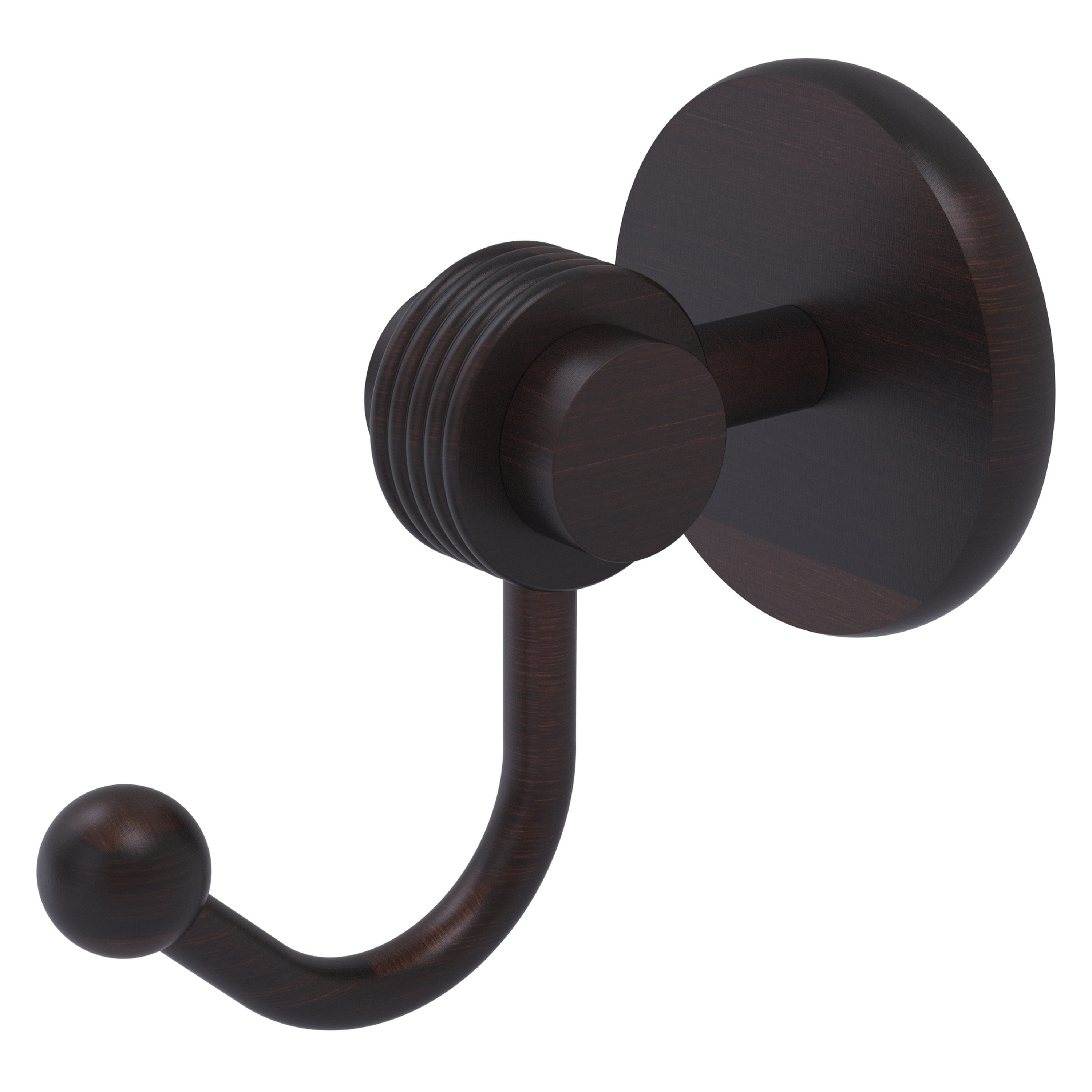 Allied Brass 7220G-VB Satellite Orbit Two Venetian Bronze Single -Hook Wall mount Towel Hook