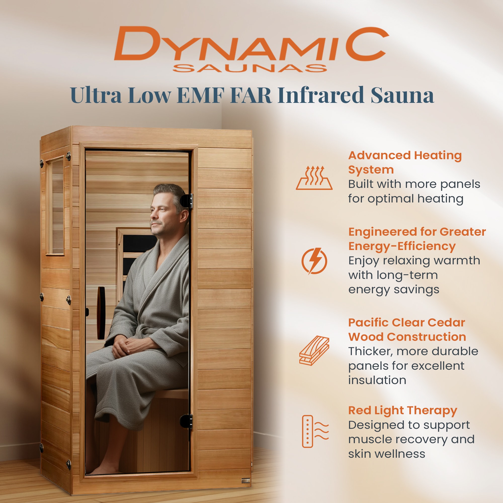 Dynamic Saunas DYN-1101-01 ELITE Indoor-Saunas - View #3