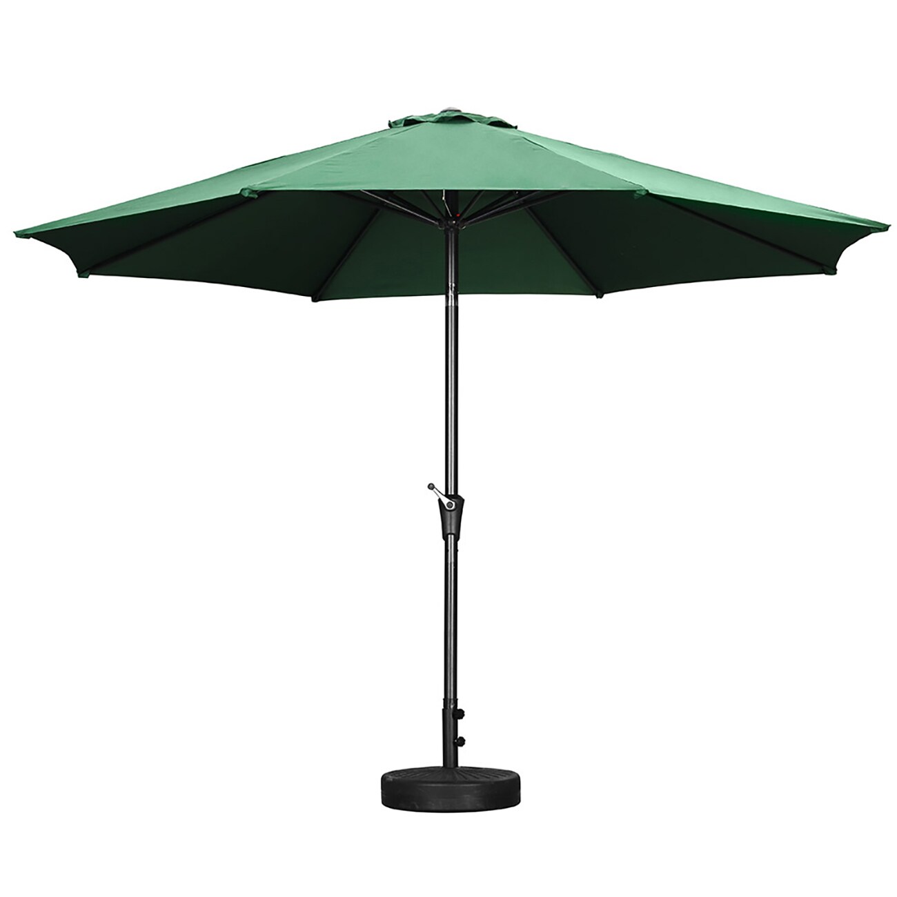 GDY GD-OTU029GN 10-ft Steel Multiple colors/finishes Crank Garden Patio Umbrella