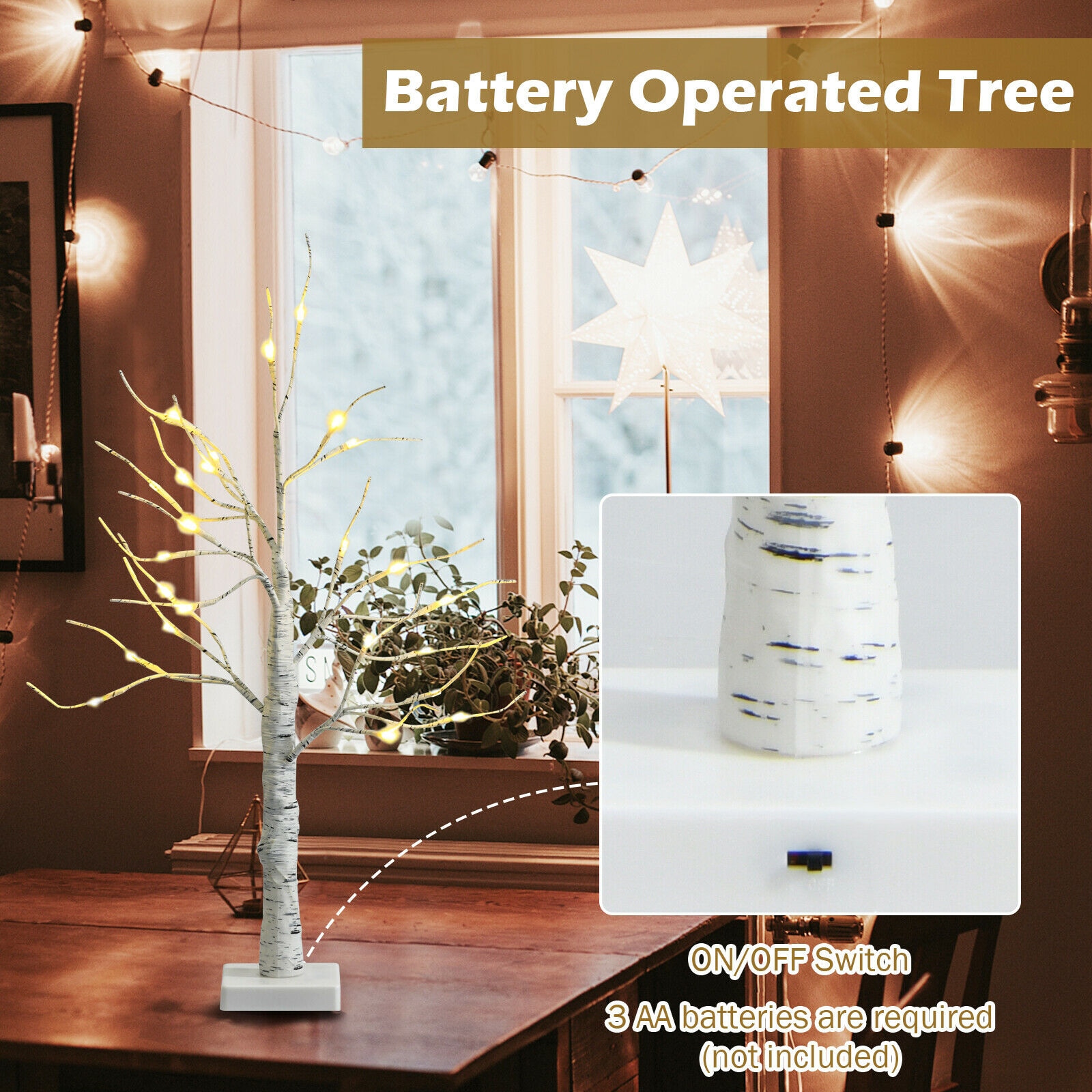 WELLFOR CM-HWY-22079 Table-Christmas-Decorations - View #6