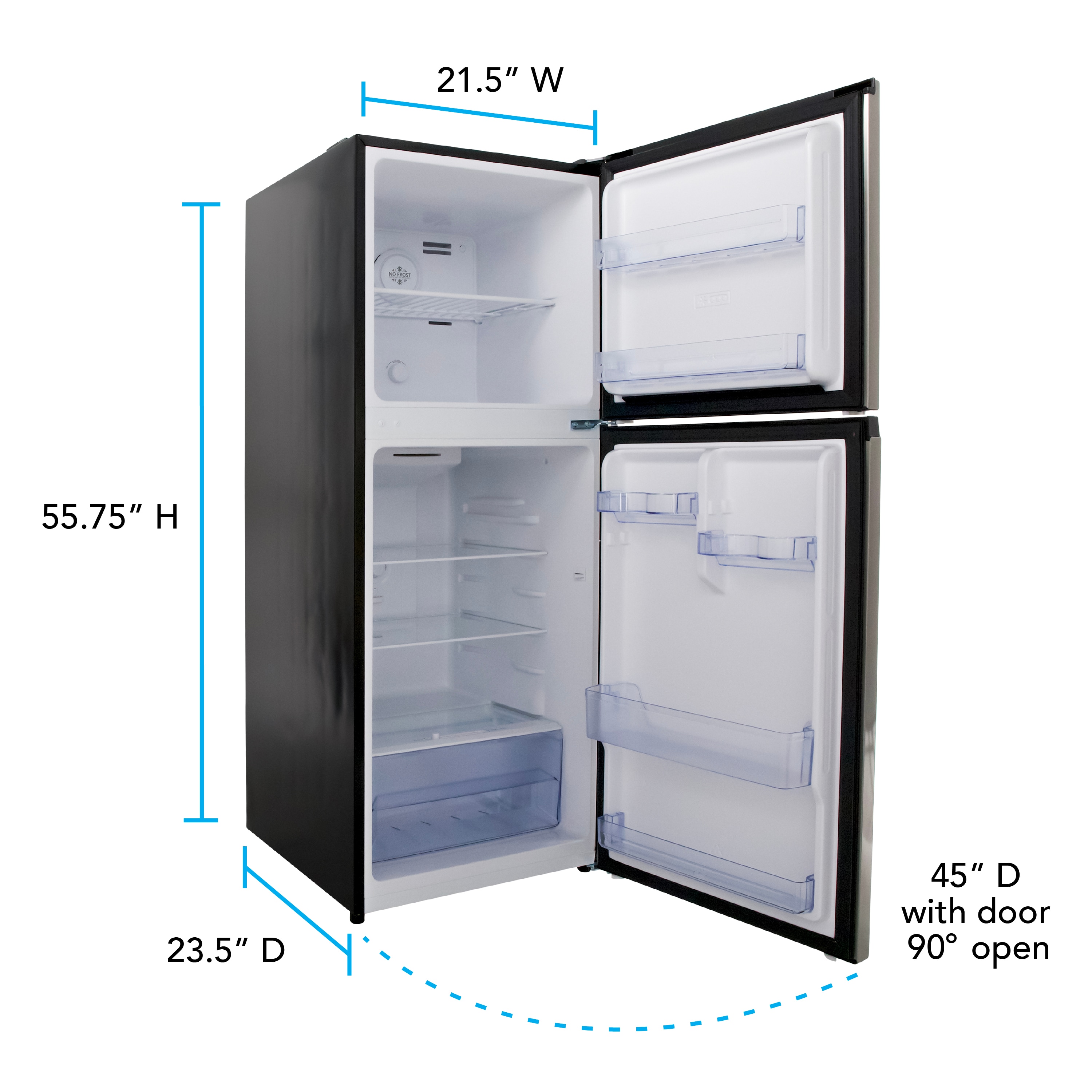 Avanti FF7B3S Top-Freezer-Refrigerators - View #8