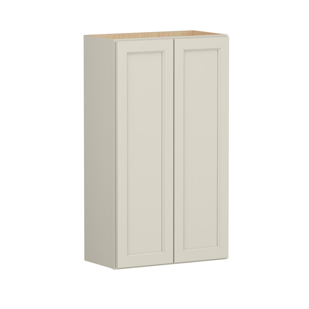 Shenandoah Glasson 27-in W x 42-in H x 12-in D Harbor Painted Wall Fully Assembled Cabinet Recessed Panel Transitional