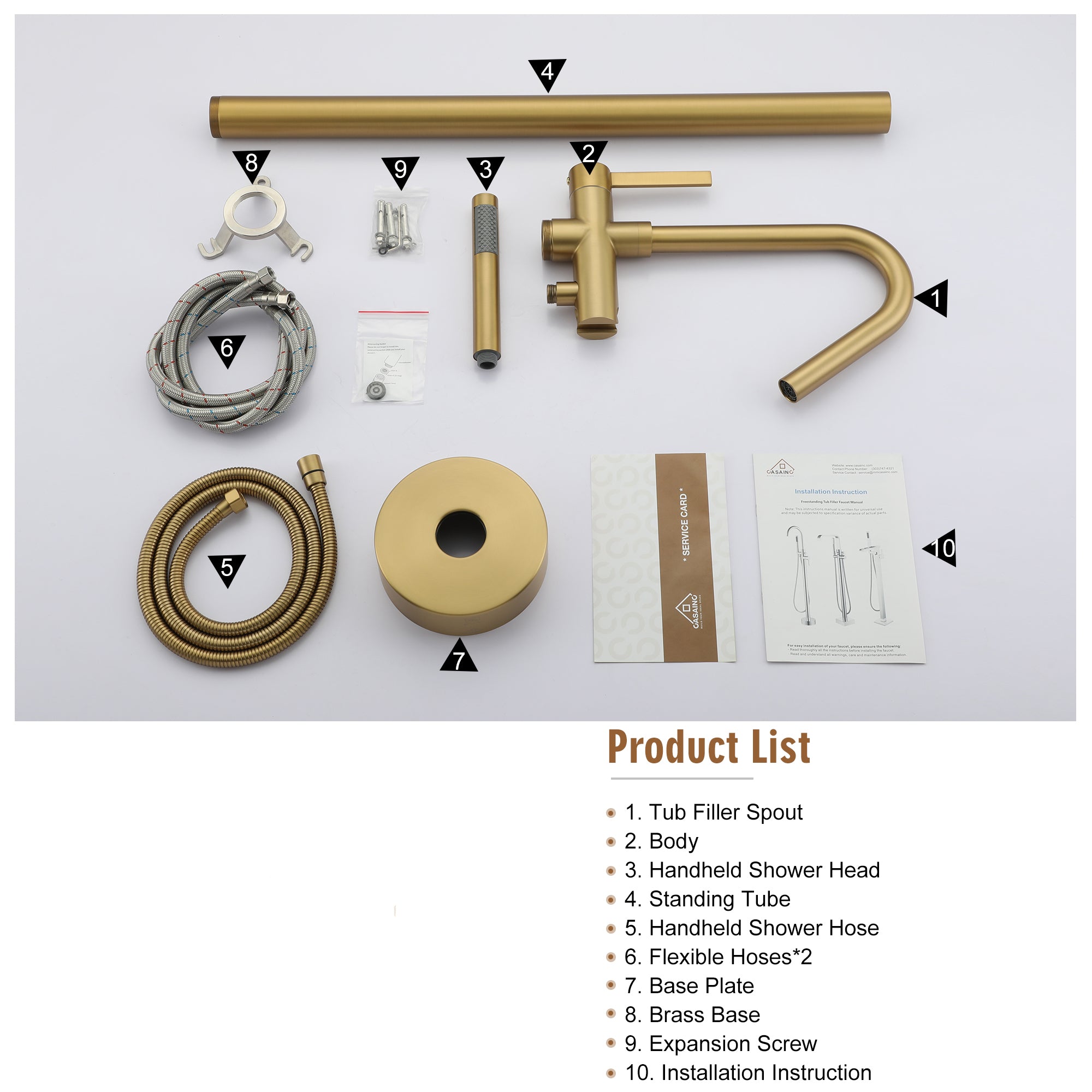Boyel Living BL12-BB Roman-Tub-Faucets - View #3