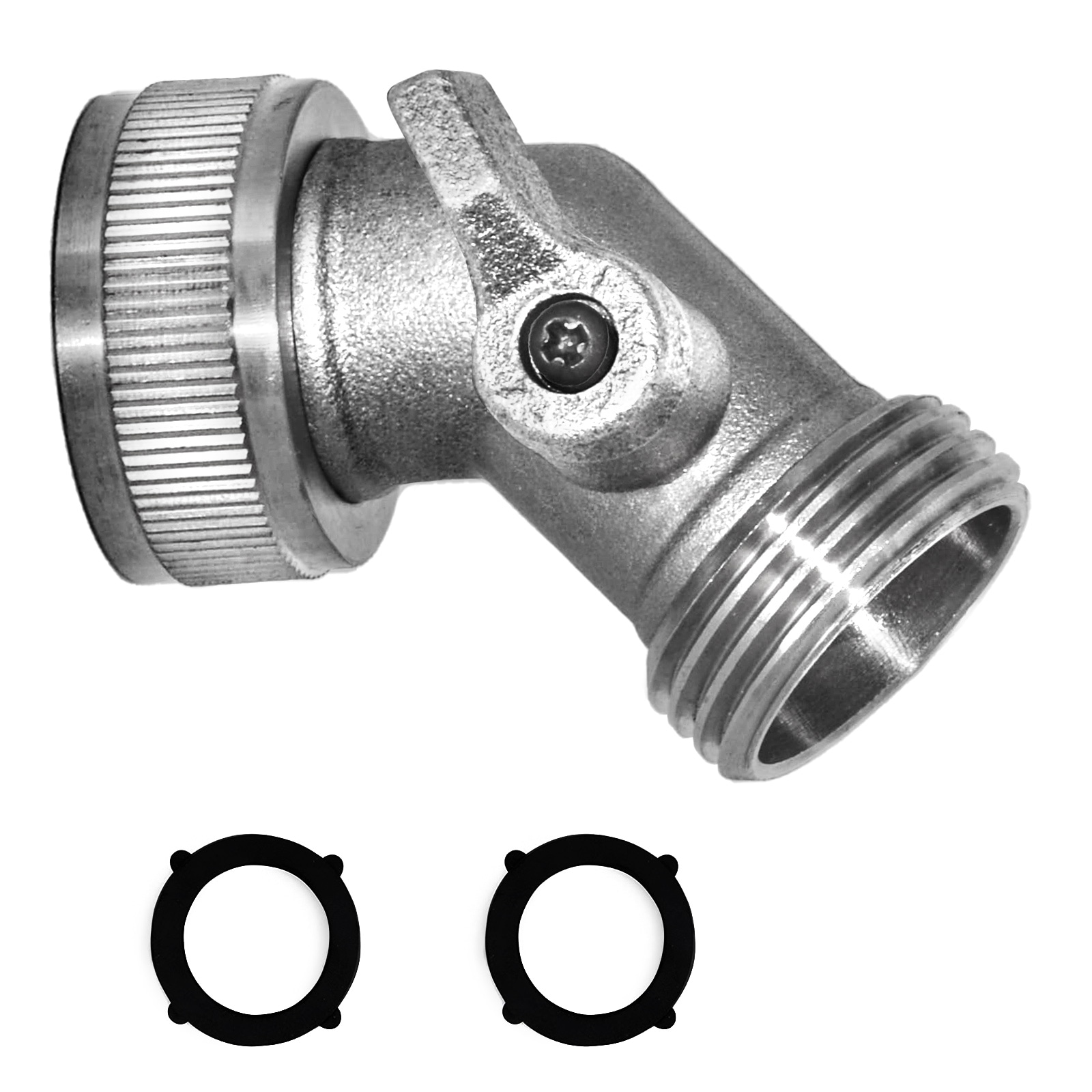 Morvat NP-BELBOW-1 1-1/2-ft 3/4 -in Inlet x 3/4 -in Outlet Brass Water inlet hose