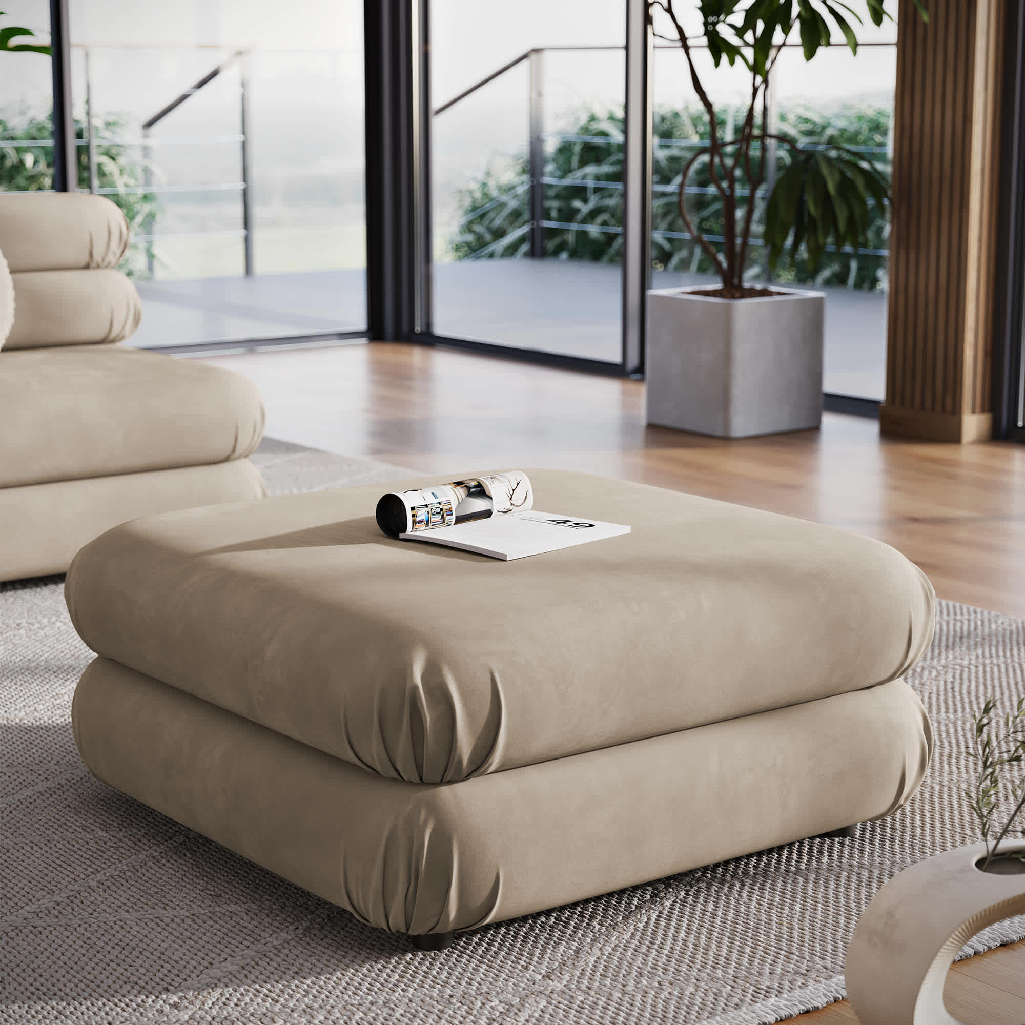 Modway EEI-6899-TAU Indoor-Ottomans - View #9