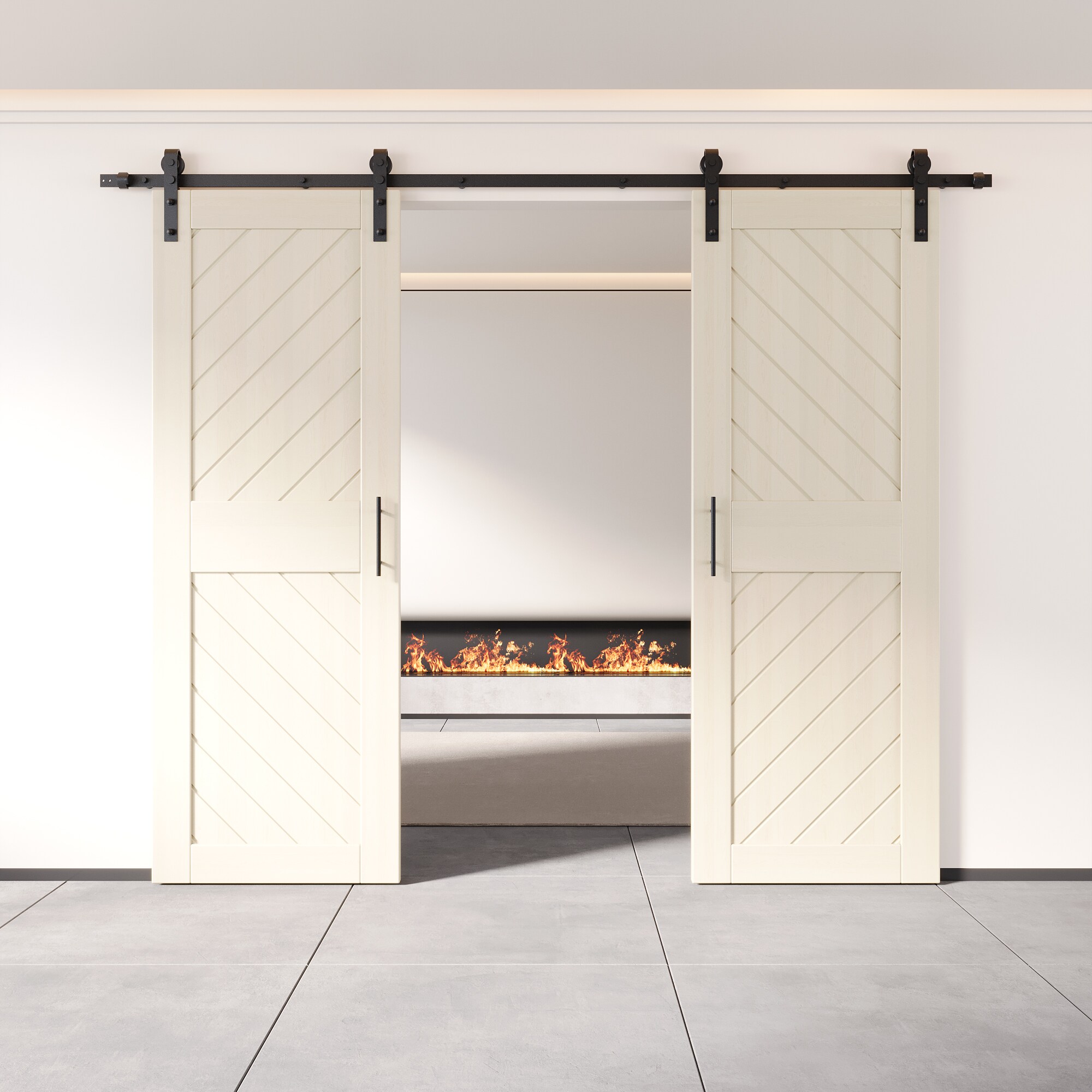 HOMACER YT2H132C-XT3-3084-TG Barn-Doors - View #8