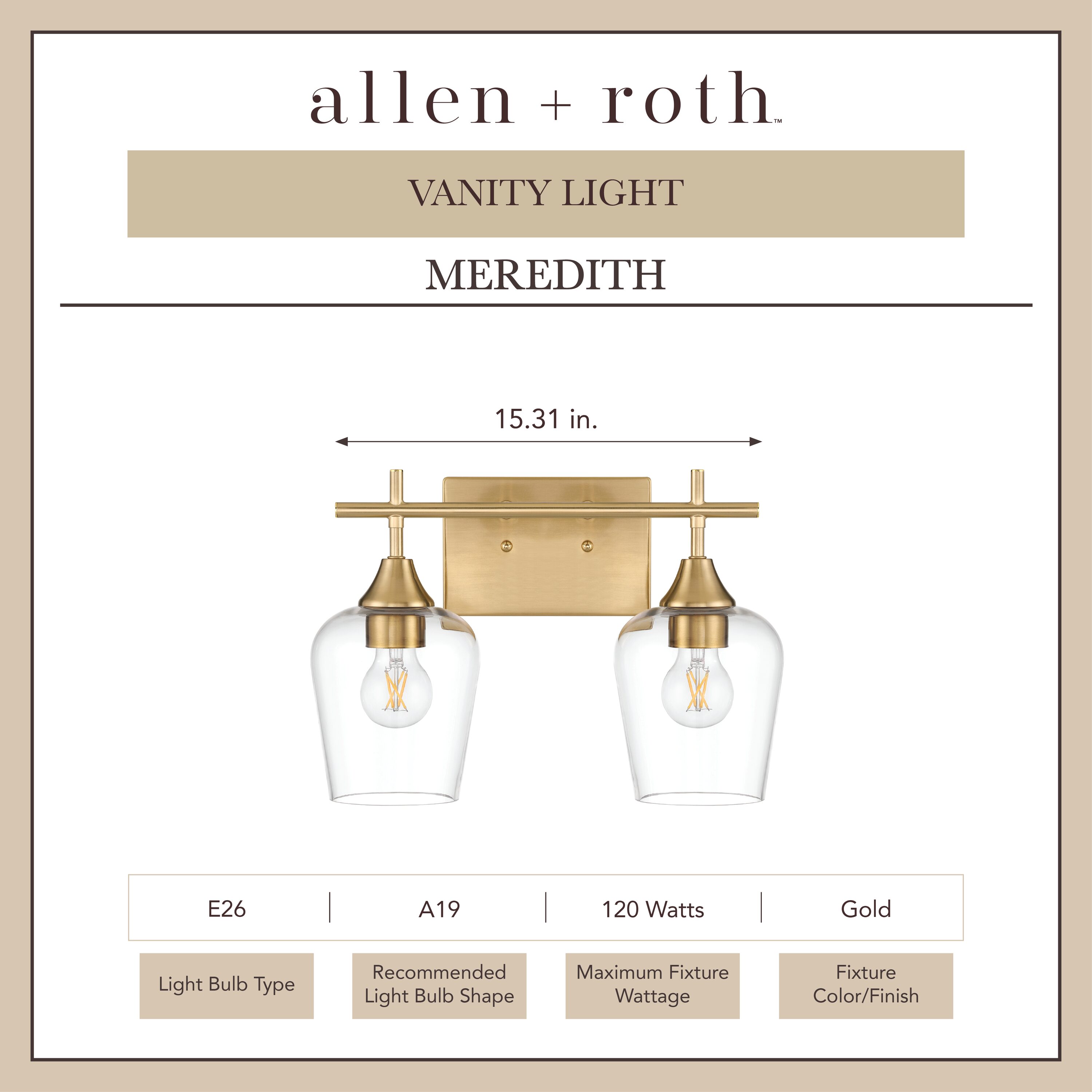allen + roth VB24-2GD b089995 - View #3