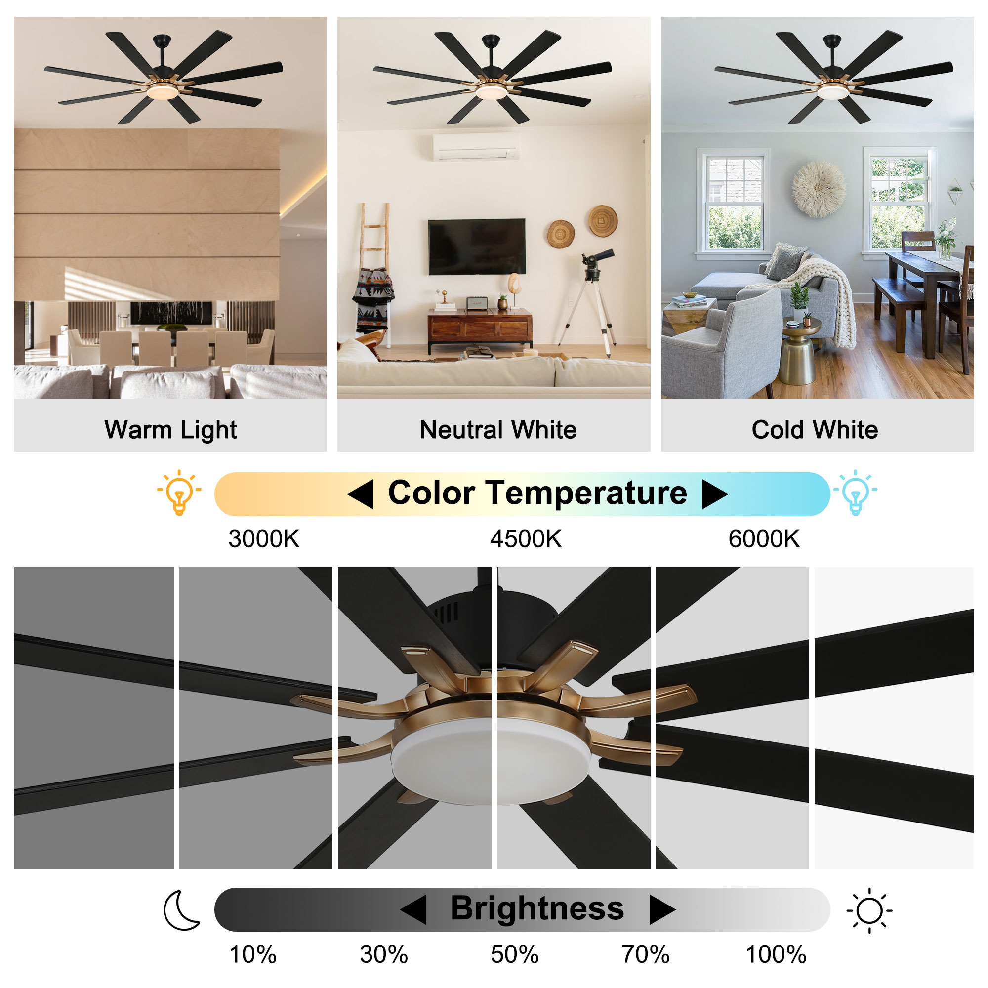 Bella Depot DCFSD6502-B Ceiling-Fans - View #7