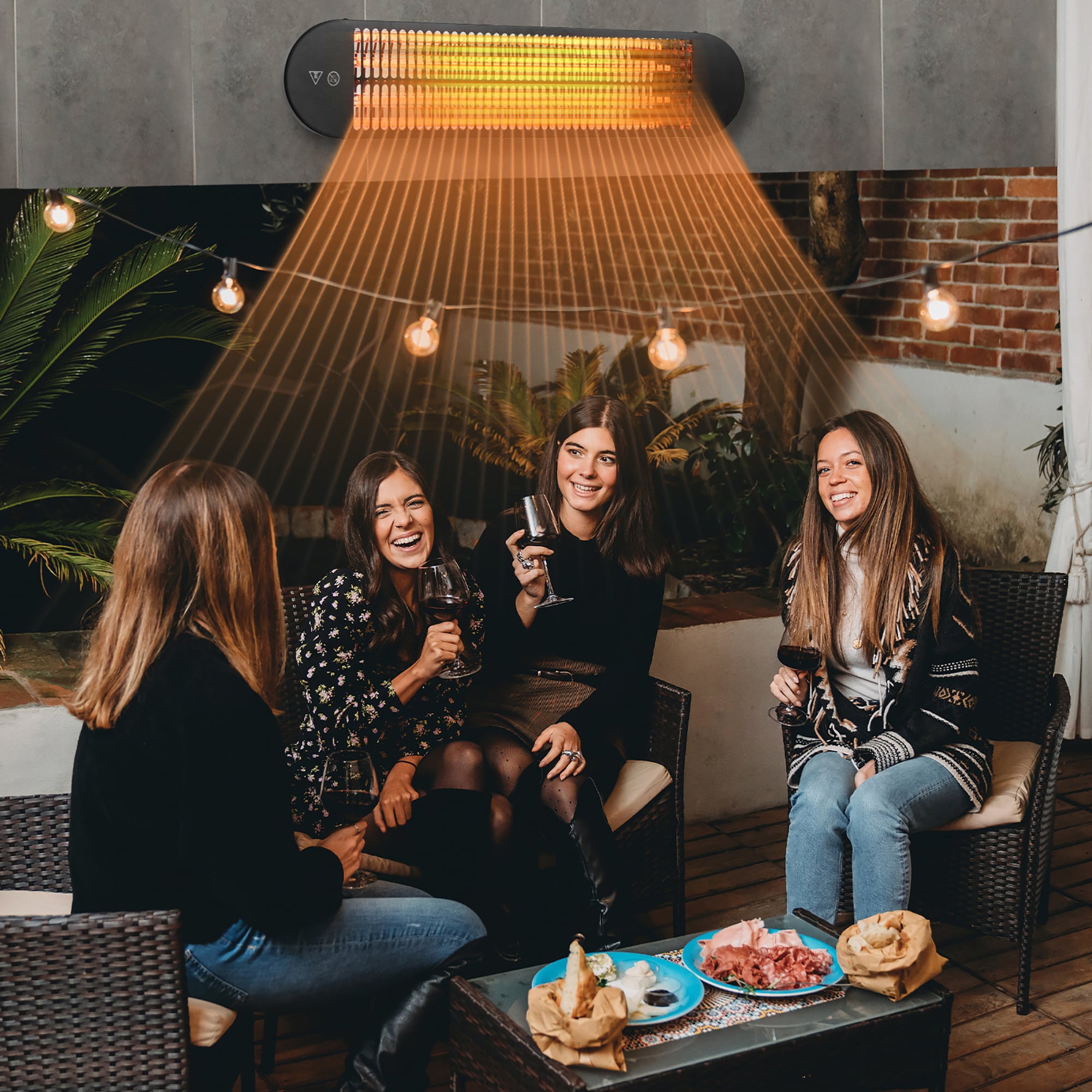 Goplus EP25293US-BK Outdoor-Electric-Patio-Heaters - View #9