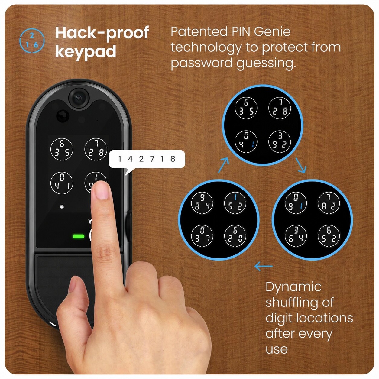 Adrinfly LAD0804D317 Door-Deadbolts - View #3