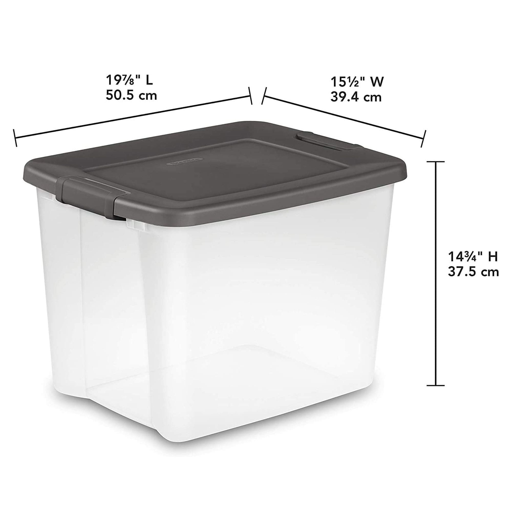 Sterilite Ultra-Seal Container, Clear, 8.1 Quart