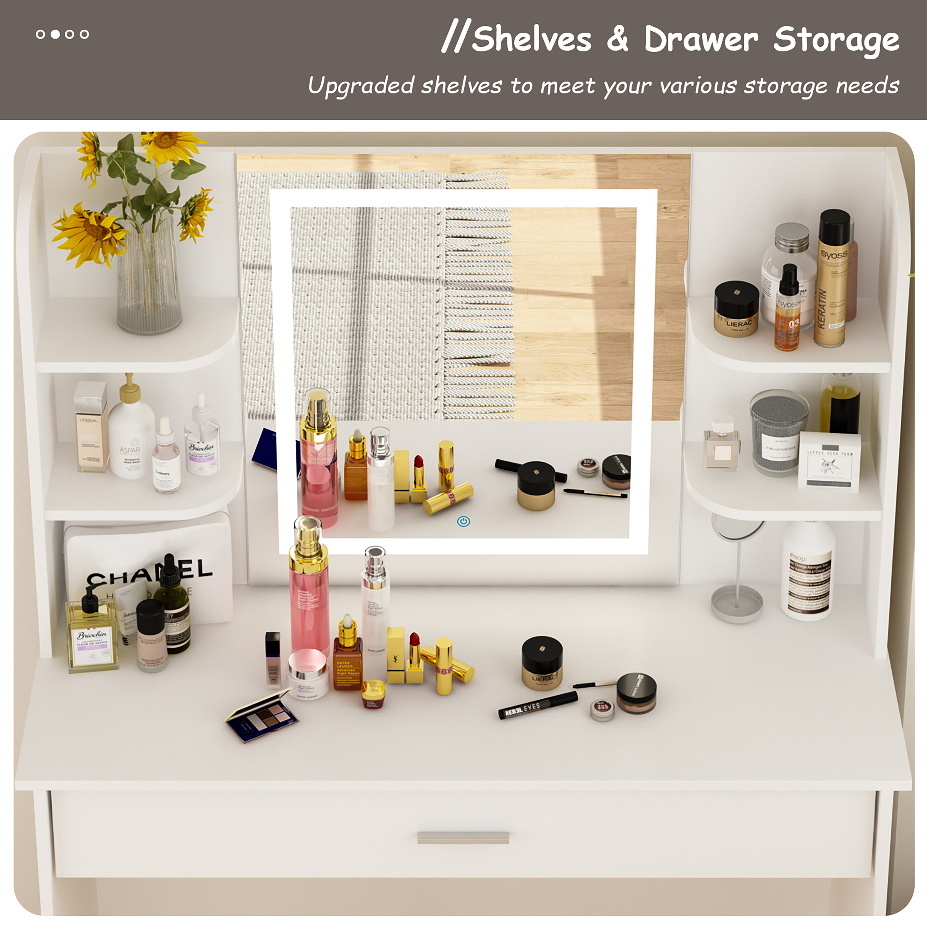 FUFU&GAGA LJY-KF310034-01 Bedroom-Vanities - View #2