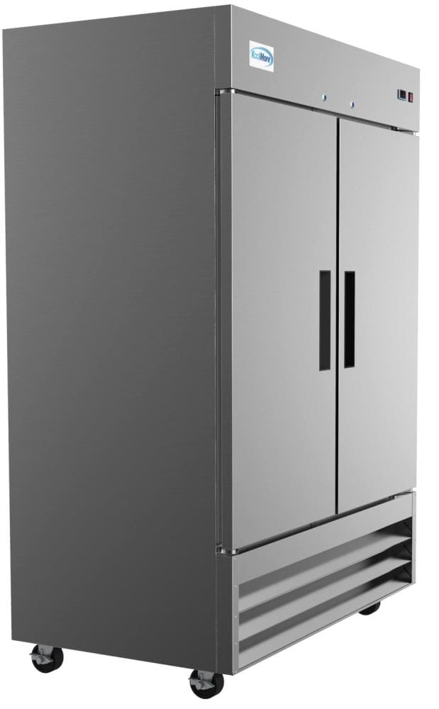 KoolMore 47-cu Ft Commercial Refrigerator 2 Stainless Steel Door Reach ...