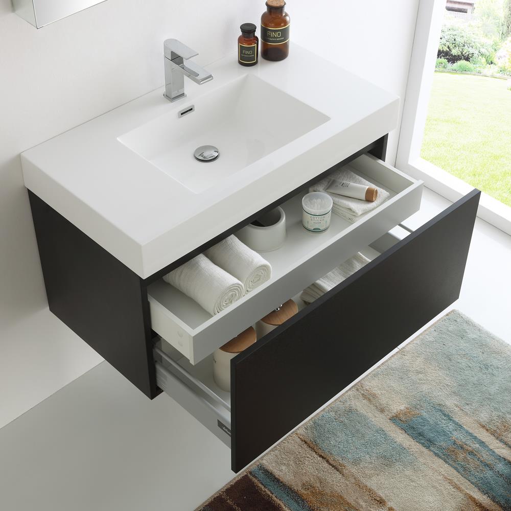 Fresca FVN8008BW Bath-Vanity-Combo - View #3