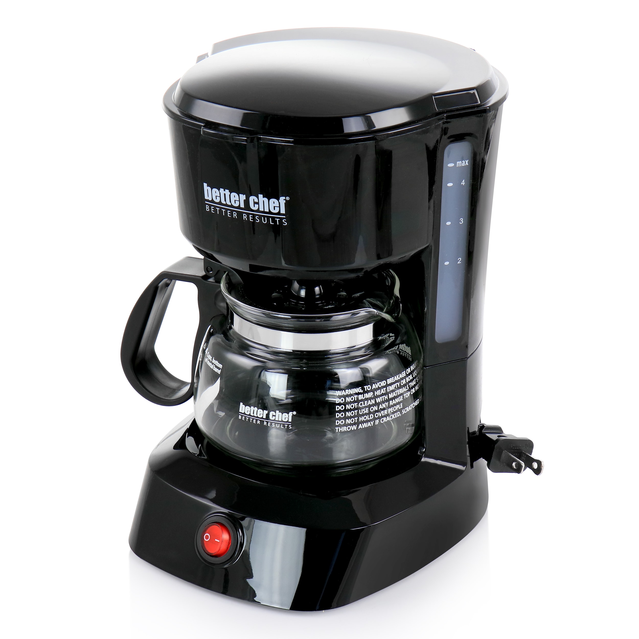Better Chef Personal Coffee Maker, Black 