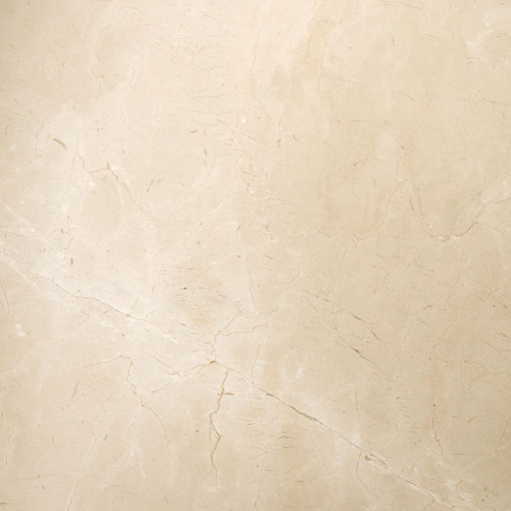 Emser MARBLE Crema Marfil Classico 24-in x 24-in Polished Natural Stone Marble Stone Look Floor and Wall Tile