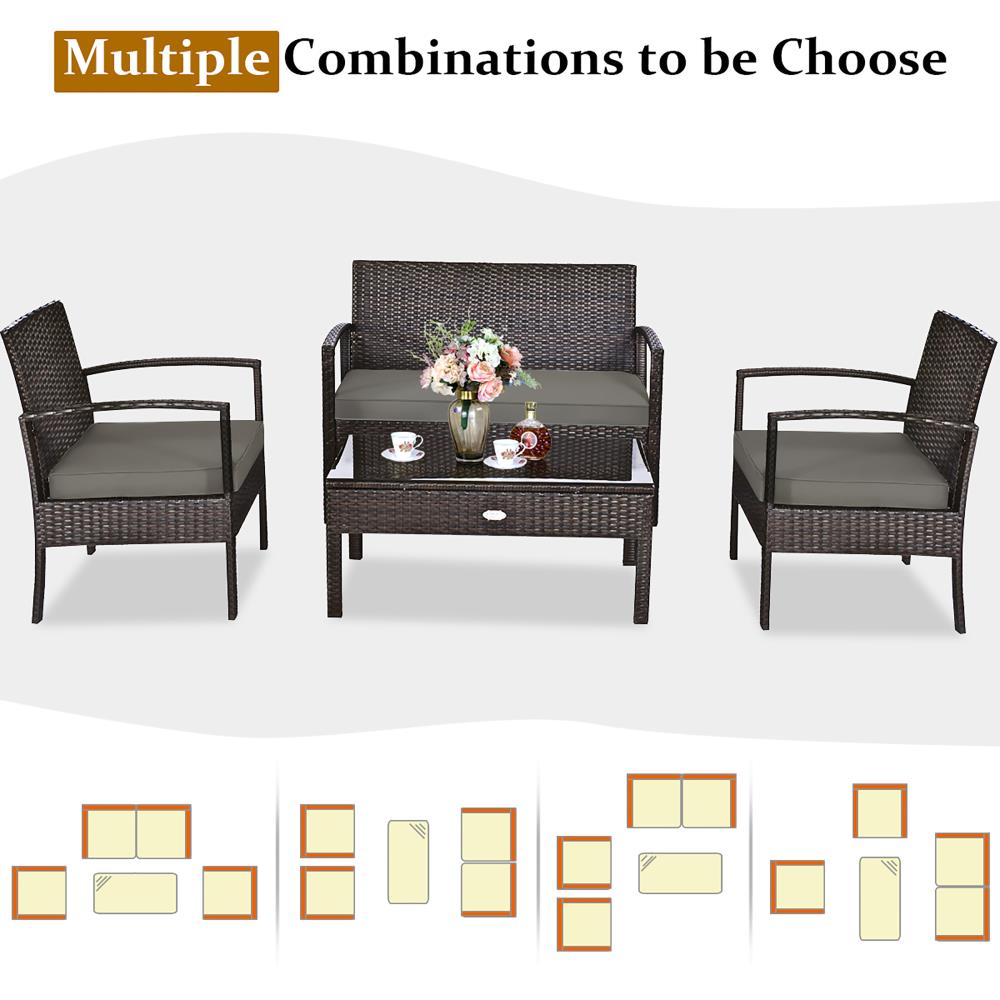Costway HW54690 Patio-Sofas-Daybeds - View #6