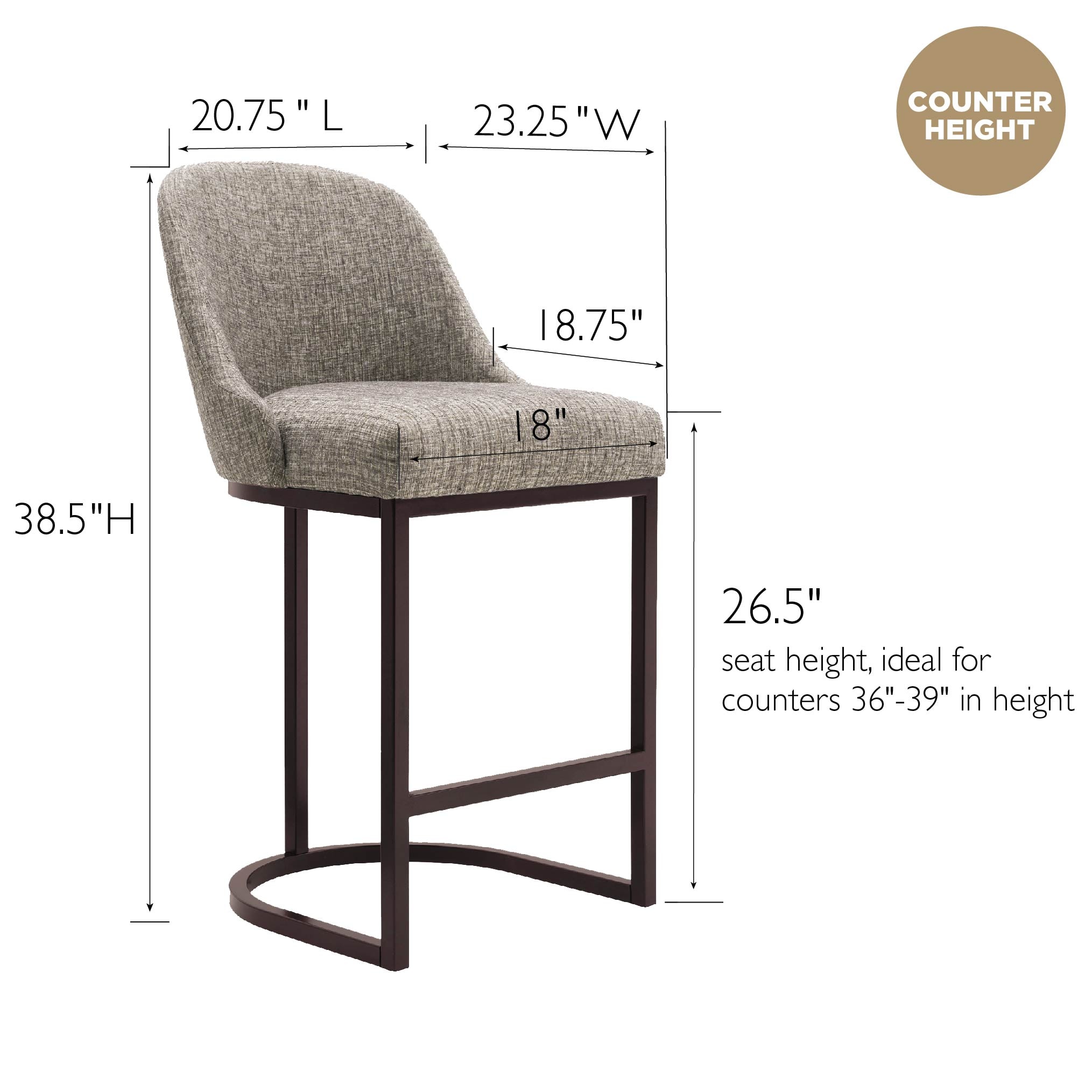 Leick Home 10132ES/GL stools - View #7