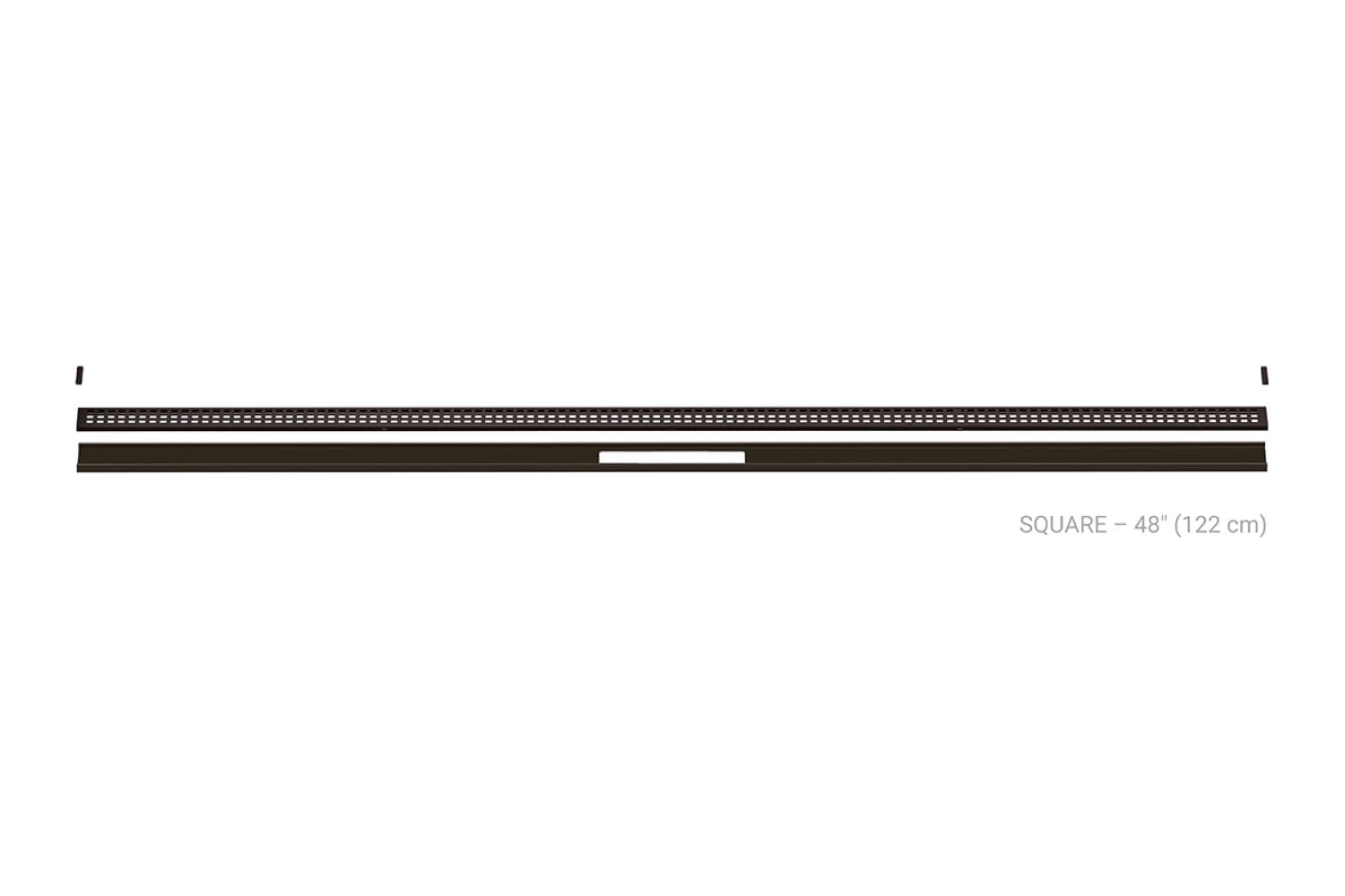 Schluter Systems Kerdi-Line-Vario 48-in Grate Square Bronze