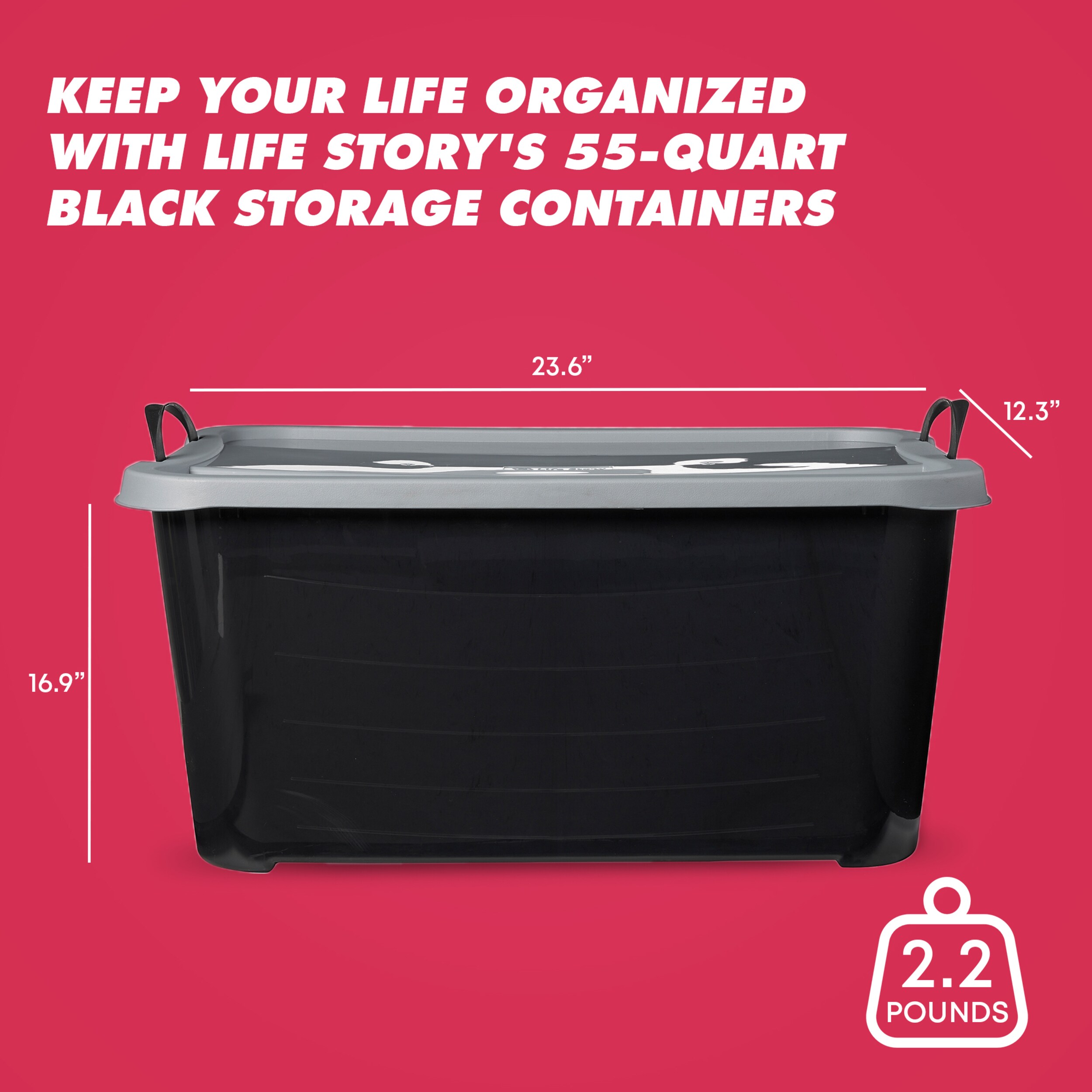 Life Story 108917 Plastic-Storage-Totes - View #4