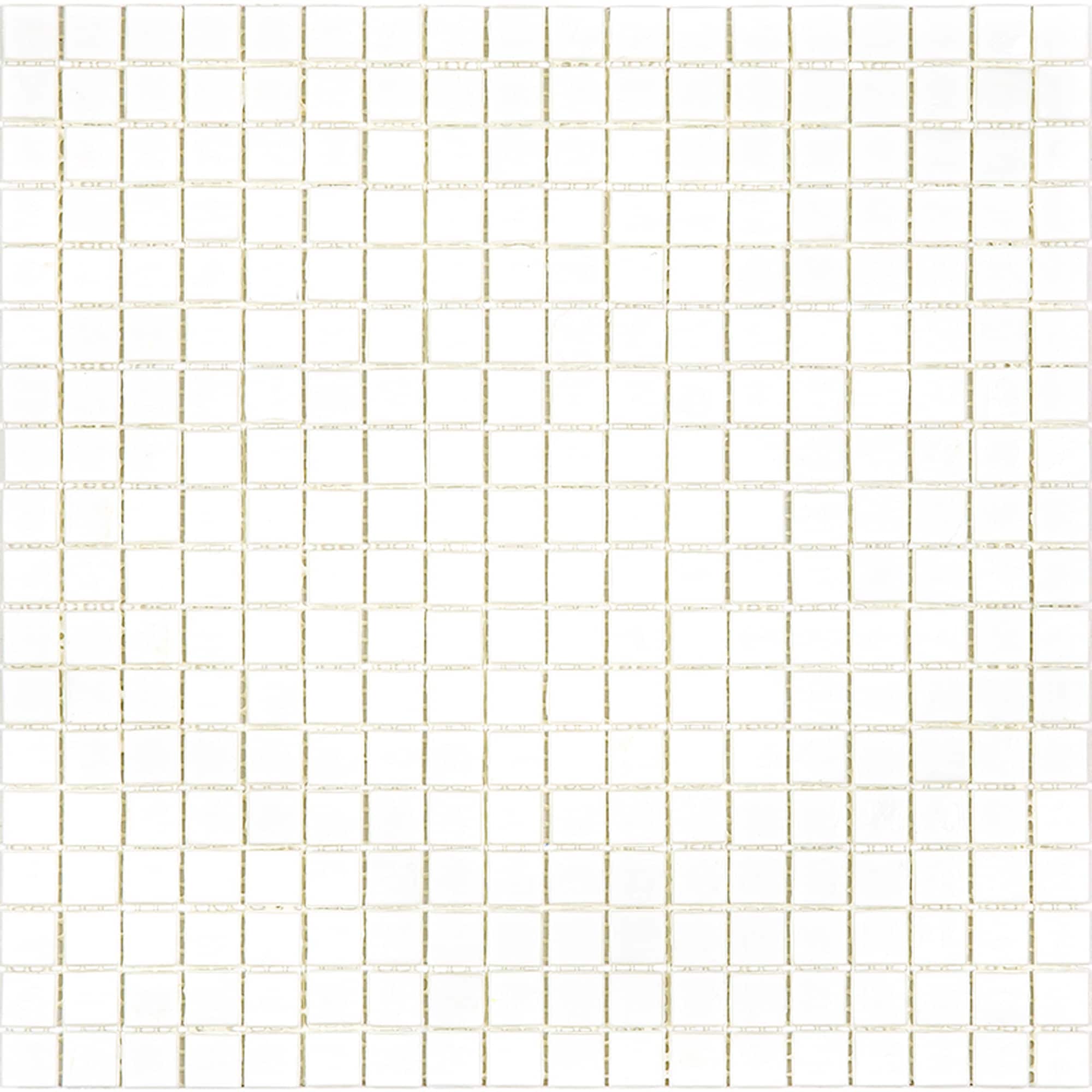 Apollo Tile Skosh Baby Powder White 11-1/2-in x 11-1/2-in Glossy Glass Uniform Squares Floor and Wall Tile (18.69-sq. ft/ Carton)