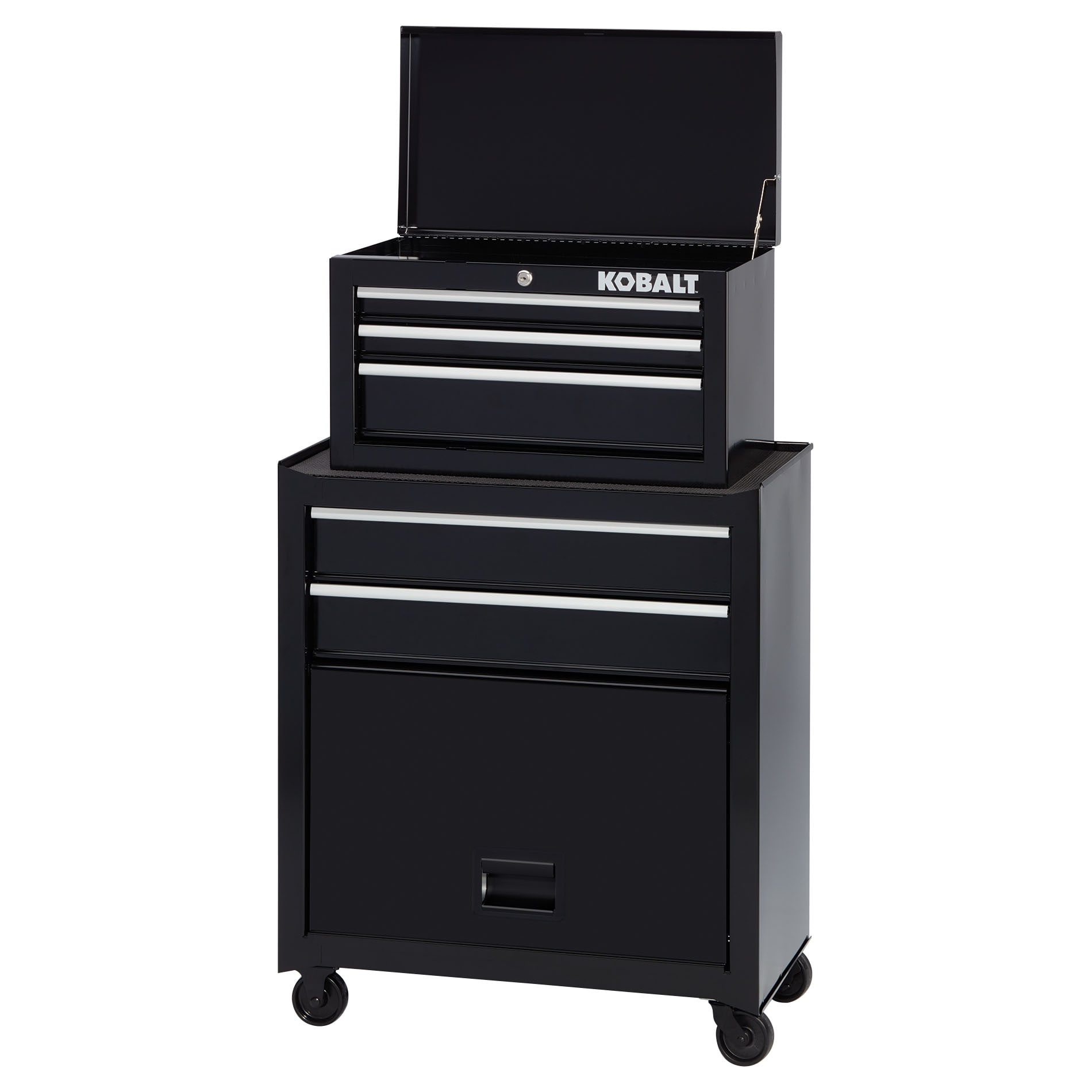 Stanley 11.8-in W x 40.5-in H 5-Drawer Steel Tool Chest (Black) at