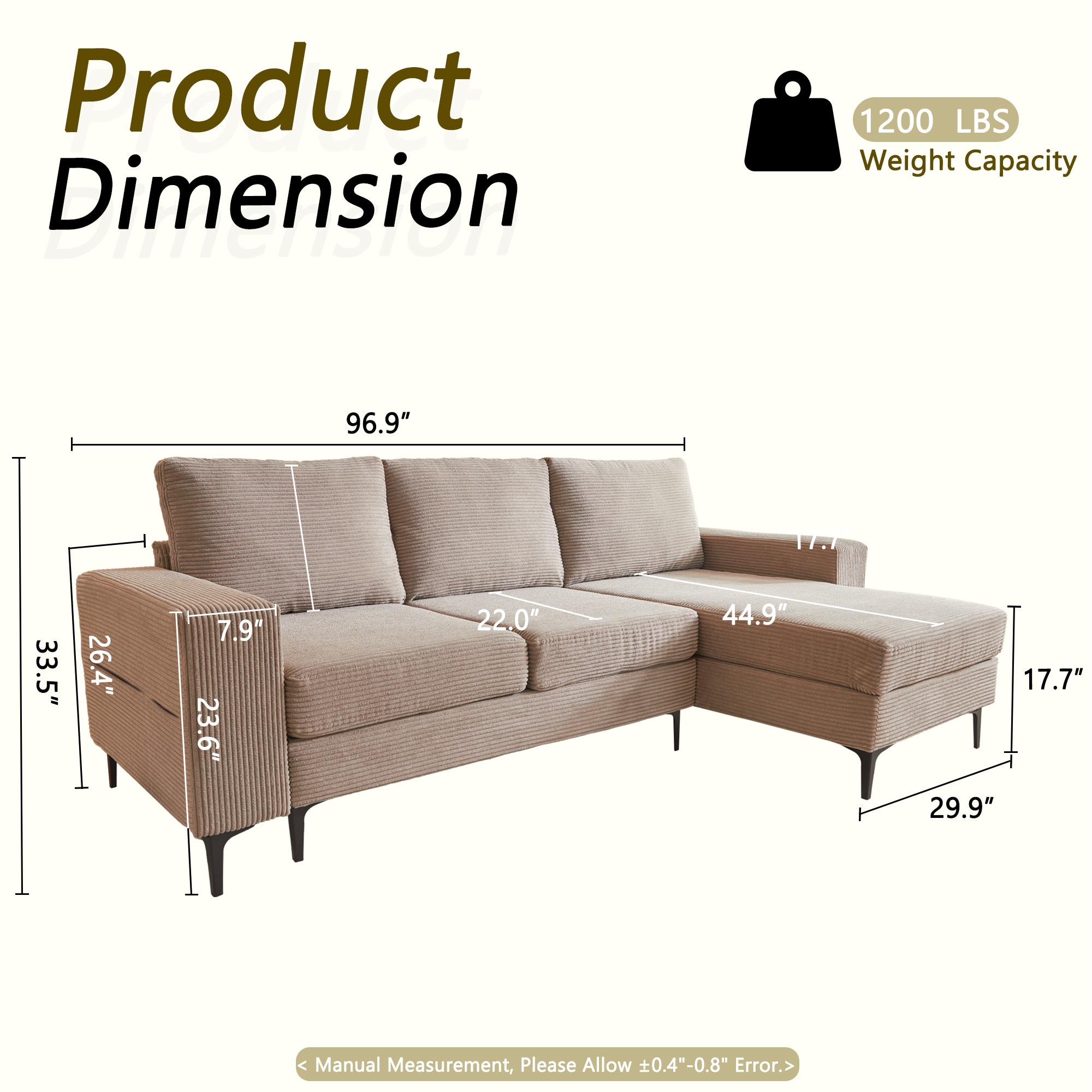 Caodoc L5-COCOR800-2 Sofas-Loveseats - View #2