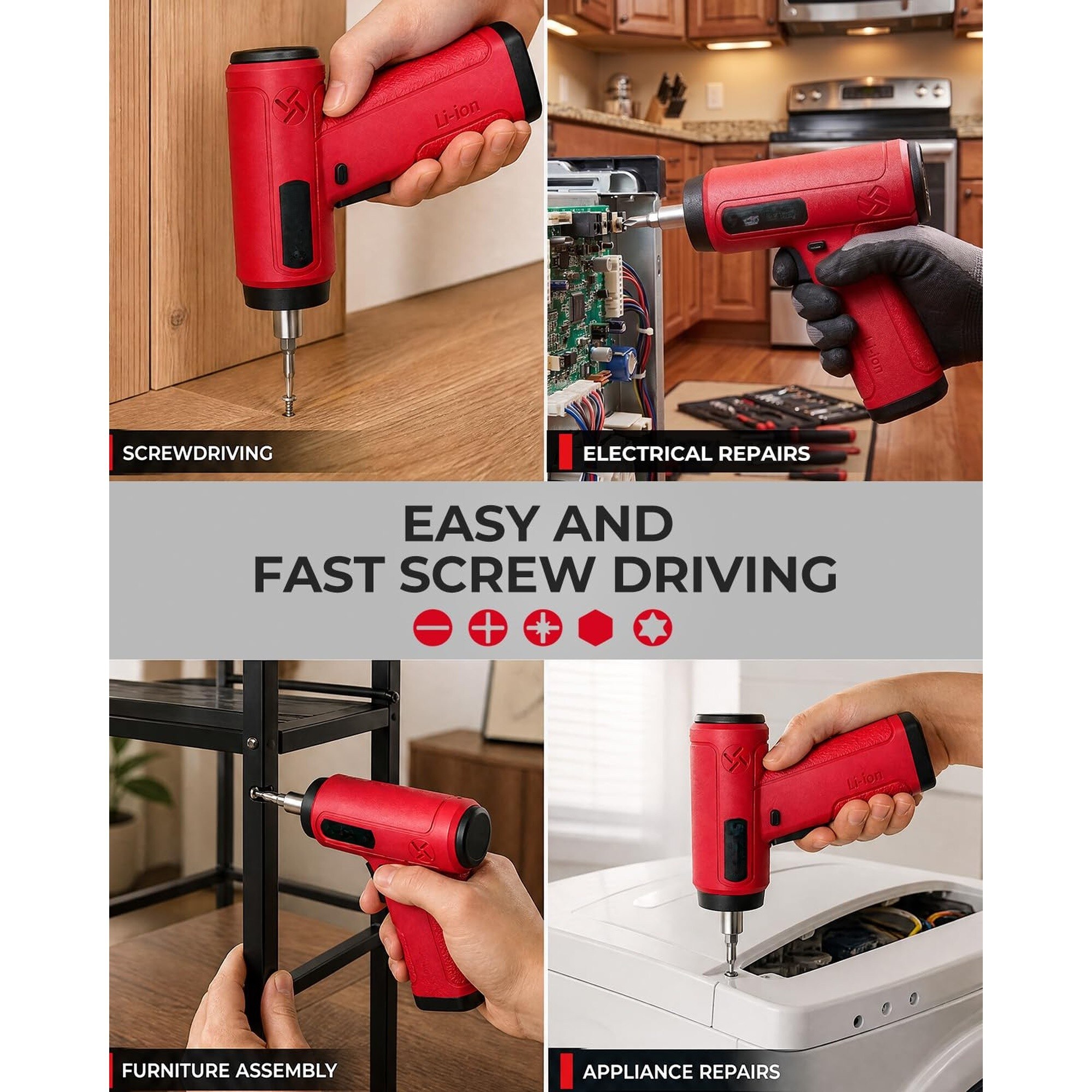 Angel Sar L2MJA819CS19 Cordless-Screwdrivers - View #7