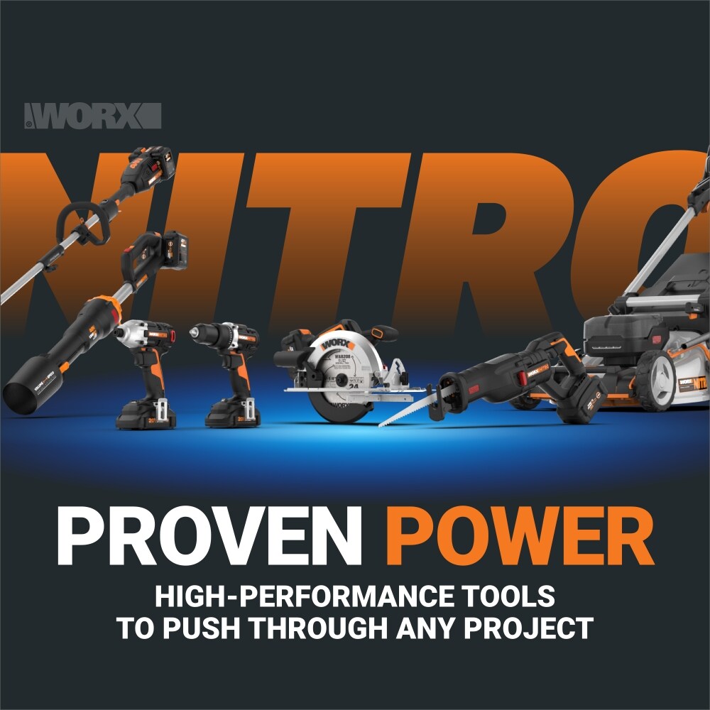 Worx Nitro Wg186 40v Powershare Pro Attachment-capable Driveshare 15  Cordless String Trimmer : Target