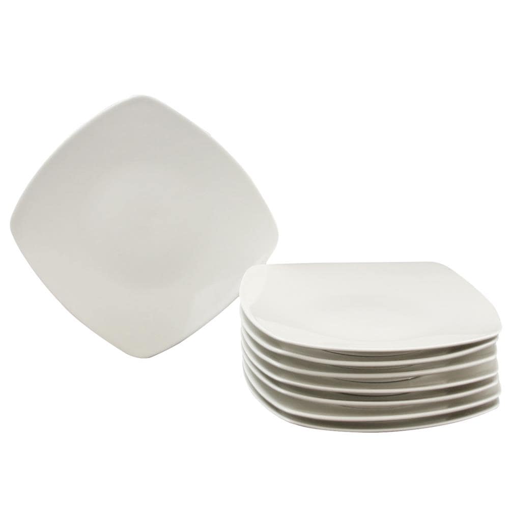 Gibson 849100029M 8 -Piece White Ceramic Dinnerware