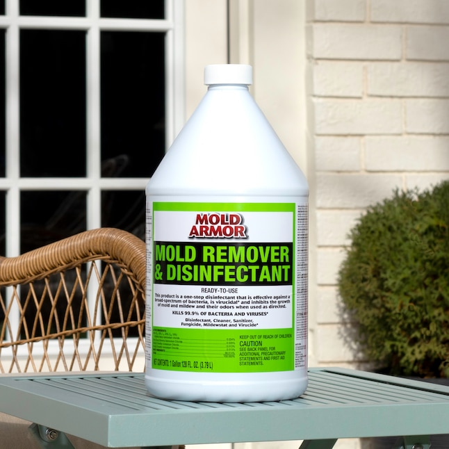 Mold Armor Mold Remover and Disinfectant Cleaner, 1 Gal. - Kills 99% of  Bacteria, Destroys Odors - Ready-to-Use Liquid Mold Remover in the Mold  Removers department at