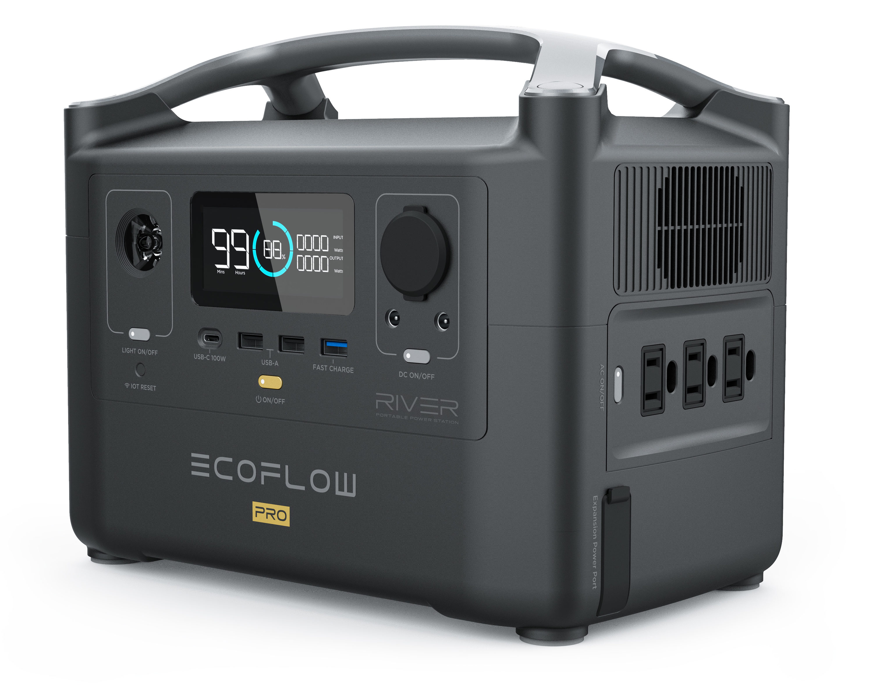 EcoFlow RIVER Pro 720-Watt Hour Portable Solar Generator