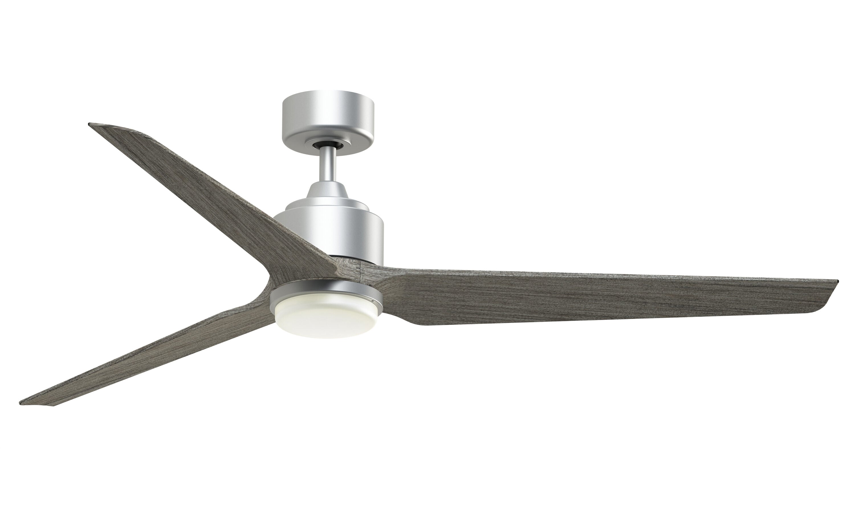 Fanimation TriAire Custom 64-in Black LED Indoor/Outdoor Smart Ceiling Fan with Remote (3-Blade)