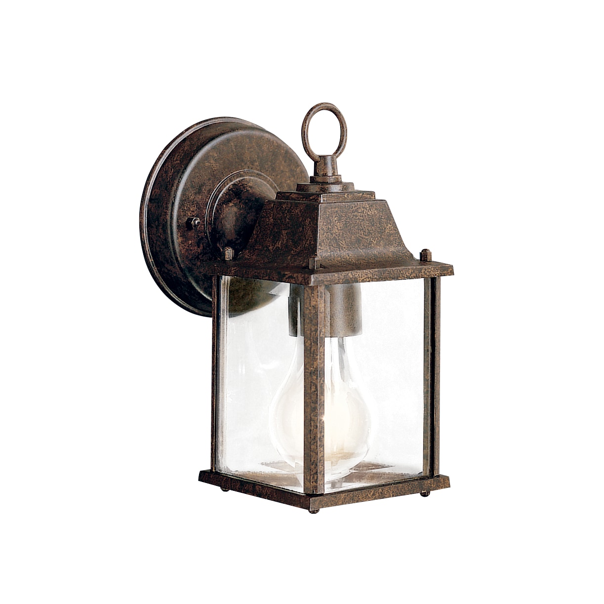 Kichler 9794TZL18 Barrie 1 -Light 8.5-in H Bronze Hardwired Dark Sky Outdoor Wall Light