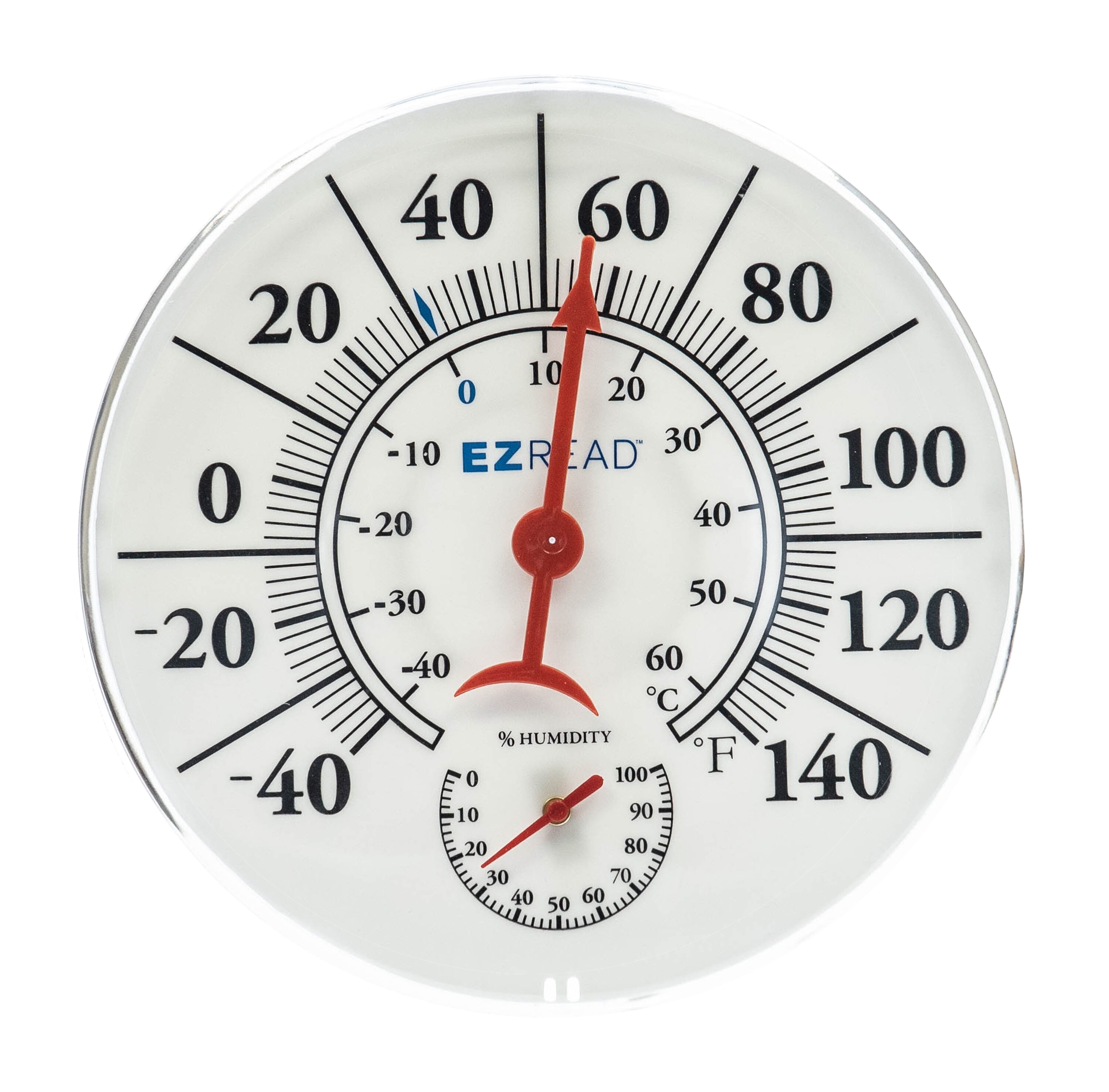 EZRead 840-0209 Analog Indoor or outdoor White Classic Hygrometer and thermometer